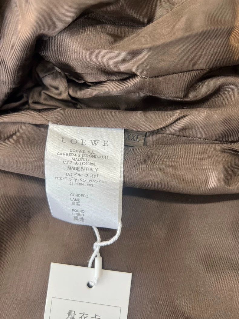 Loewe LOEWE Sheepskin four-pocket leather jacket Size XXL / US 16-18 / IT 52-54 - 5 Thumbnail