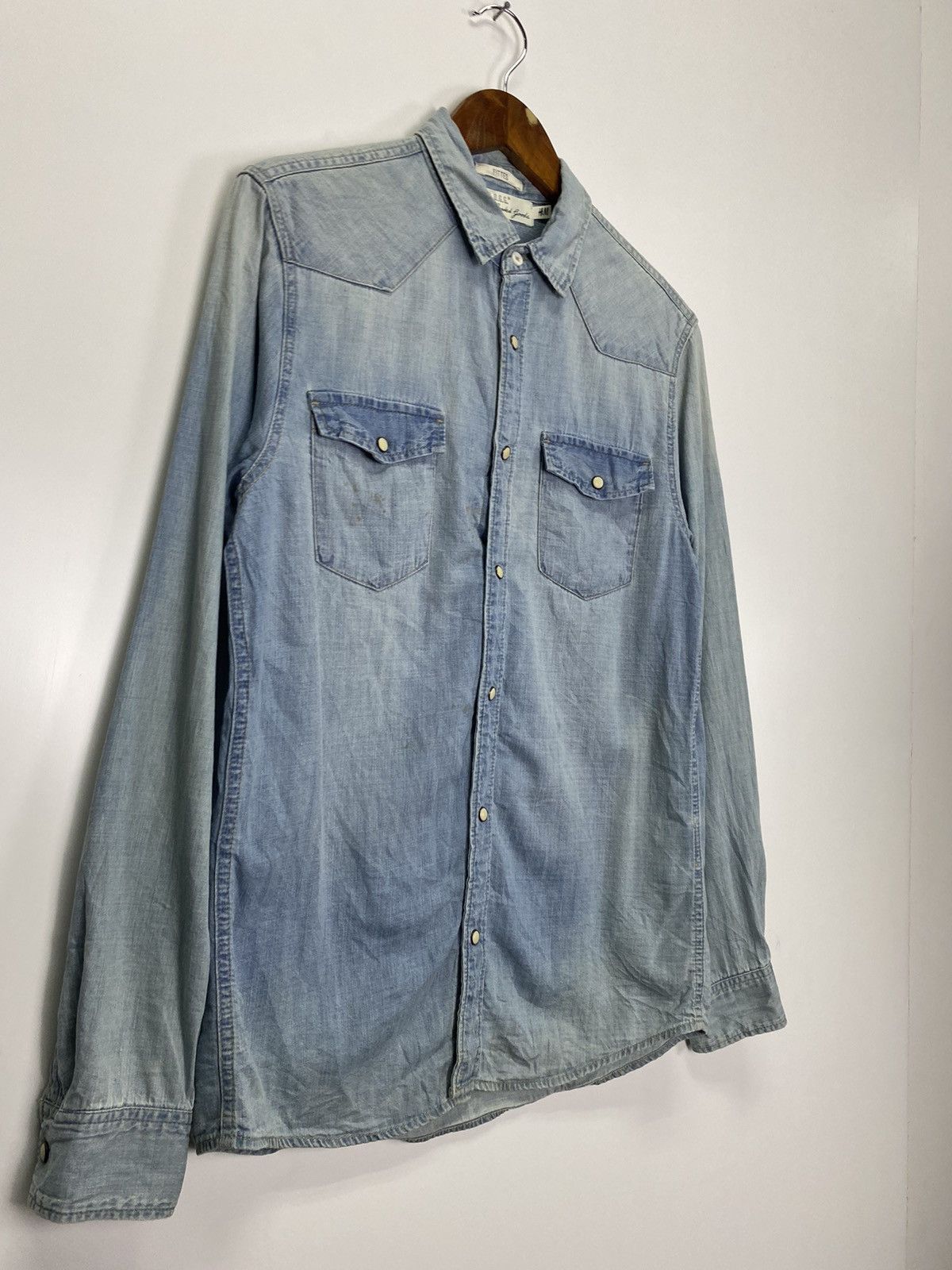 H&M H&M denim button up Size US S / EU 44-46 / 1 - 5 Thumbnail
