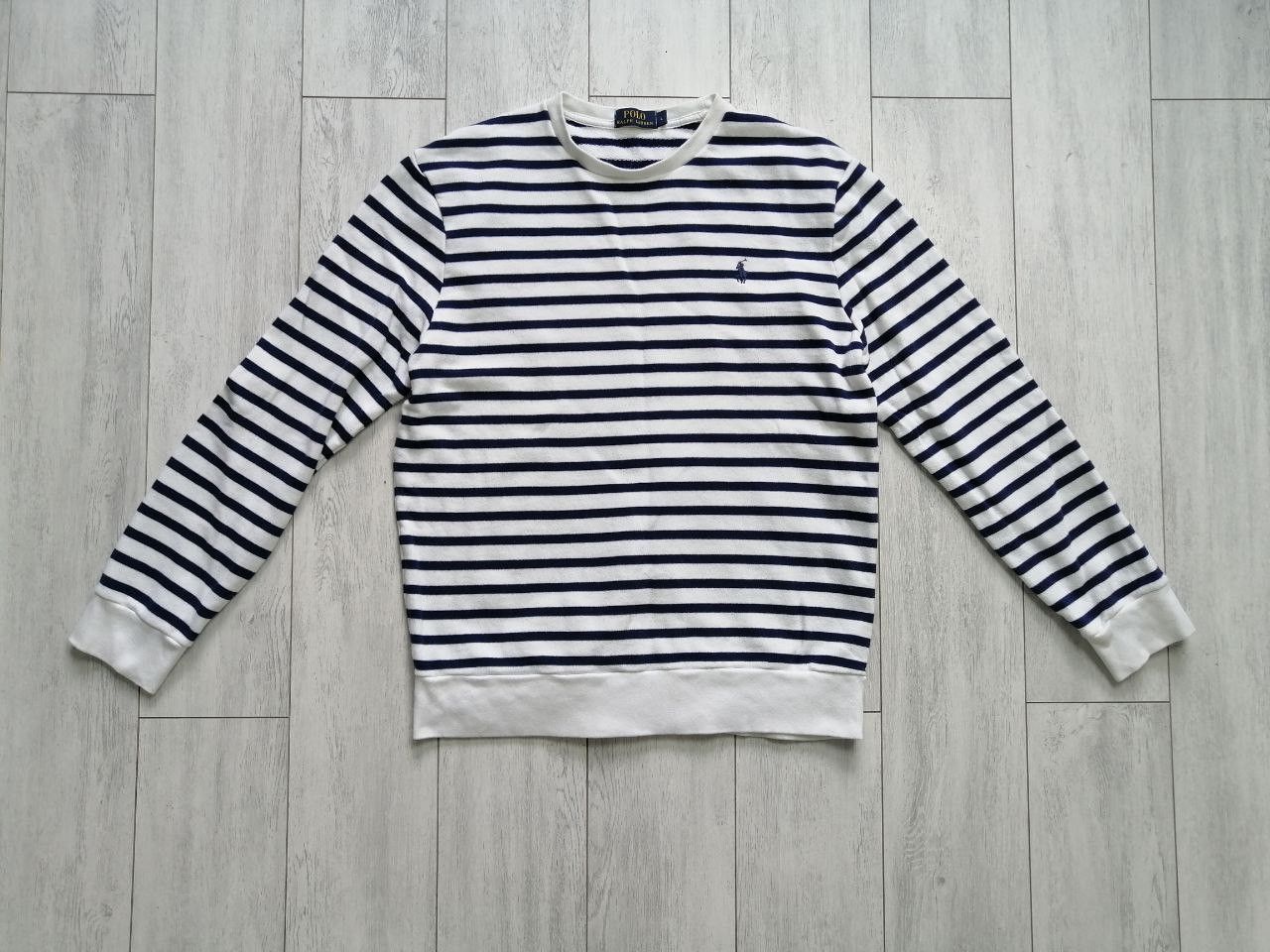 Polo Ralph Lauren Ralph Lauren Striped Polo Sweater Size L Size US L / EU 52-54 / 3 - 1 Thumbnail