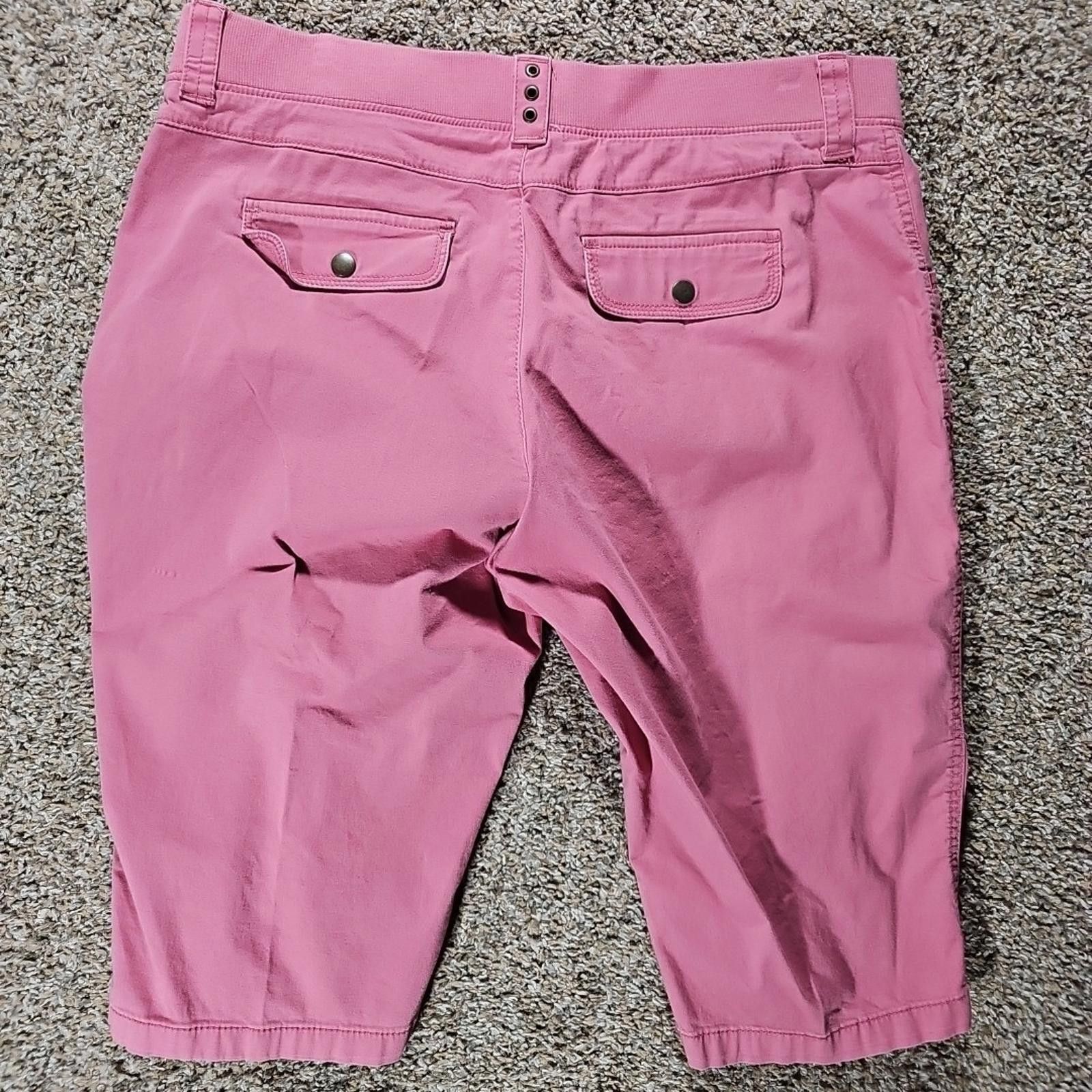 Lee Lee Relaxed Fit 16P Pink Capris Size 38" / US 16 / IT 52 - 5 Thumbnail