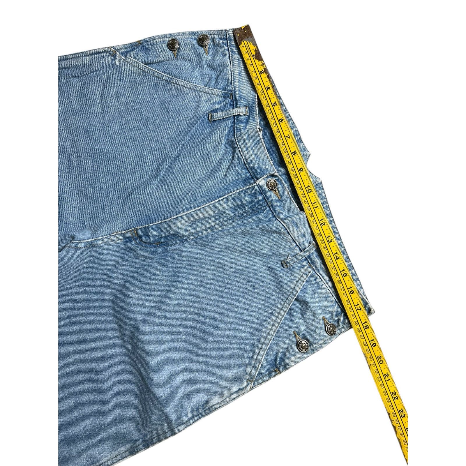 Vintage Vintage Nada Nuff Contempo Denim Jeans Women L Sz 35x30.5 Size 35" - 6 Thumbnail