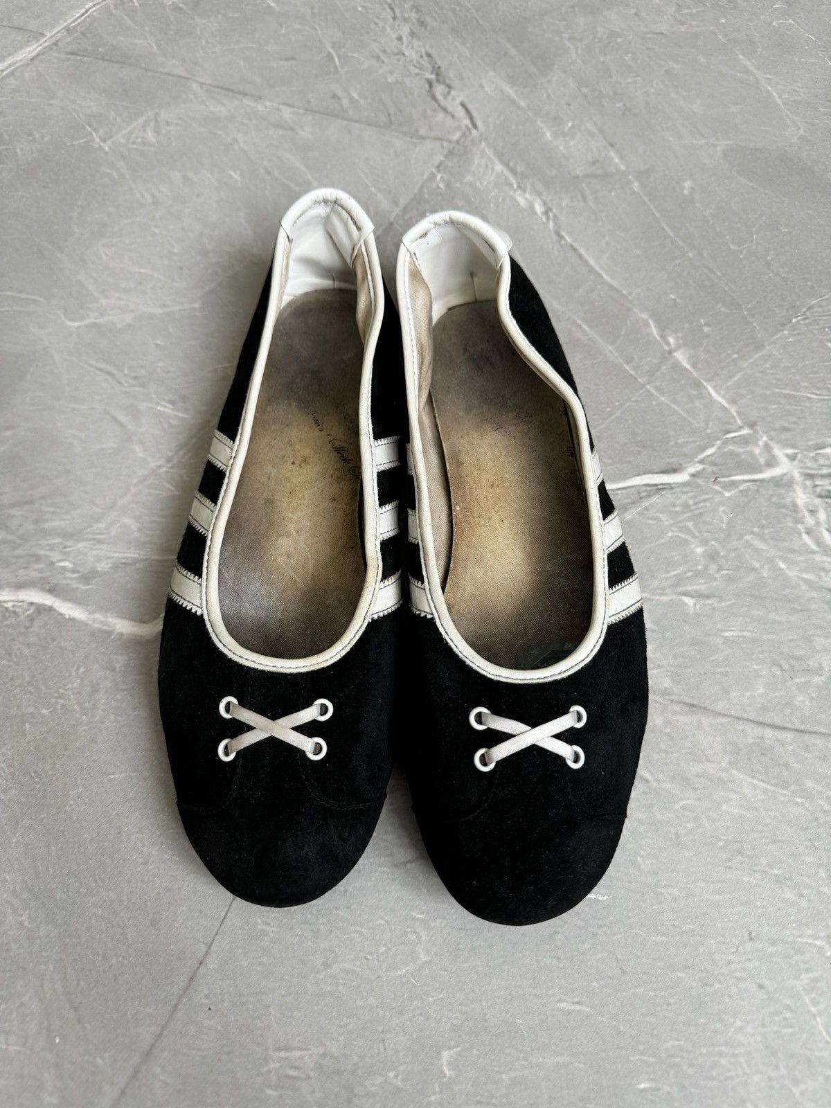 Adidas Vintage Adidas Sleek Series Suede Ballet Flats Y2k Size US 9.5 / IT 39.5 - 2 Thumbnail