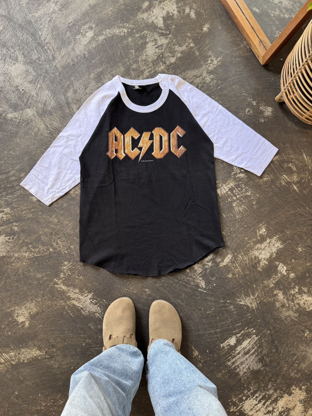 Band Tees VINTAGE 00’S ACDC RAGLAN T-SHIRT Size US M / EU 48-50 / 2 - 1 Thumbnail