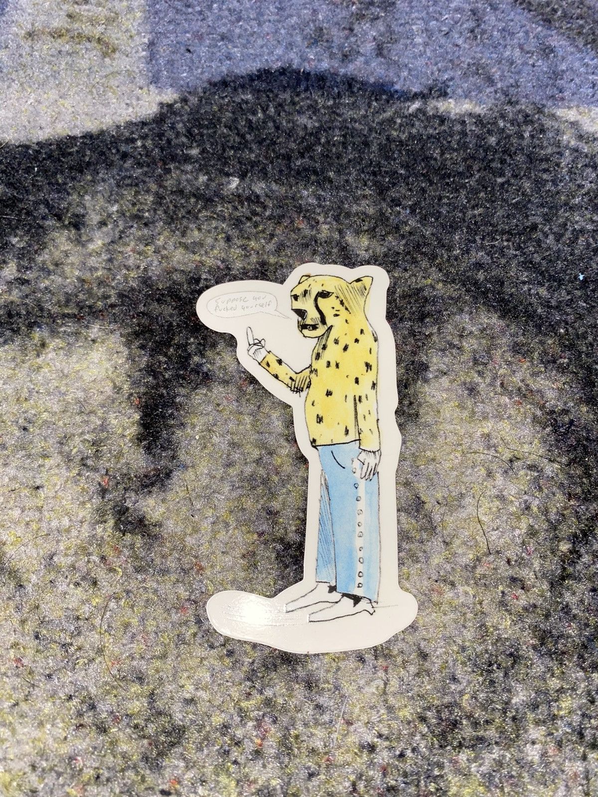 Supreme Supreme “Suppose You Fucked Yourself” Sticker Size ONE SIZE - 1 Thumbnail