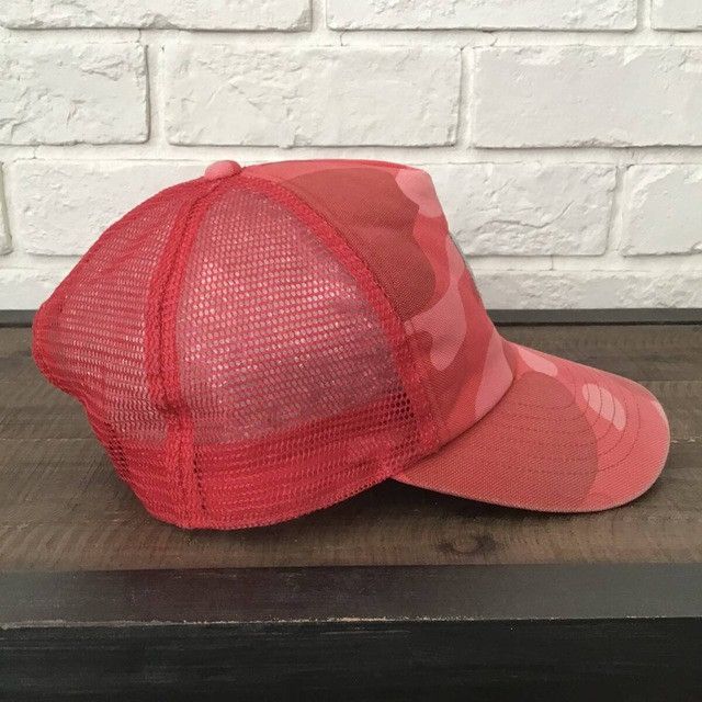 Bape × Carhartt × Nigo BAPE × Carhartt Tracker Hat Cap Red Camo a bathing ape NIGO Size ONE SIZE - 3 Thumbnail