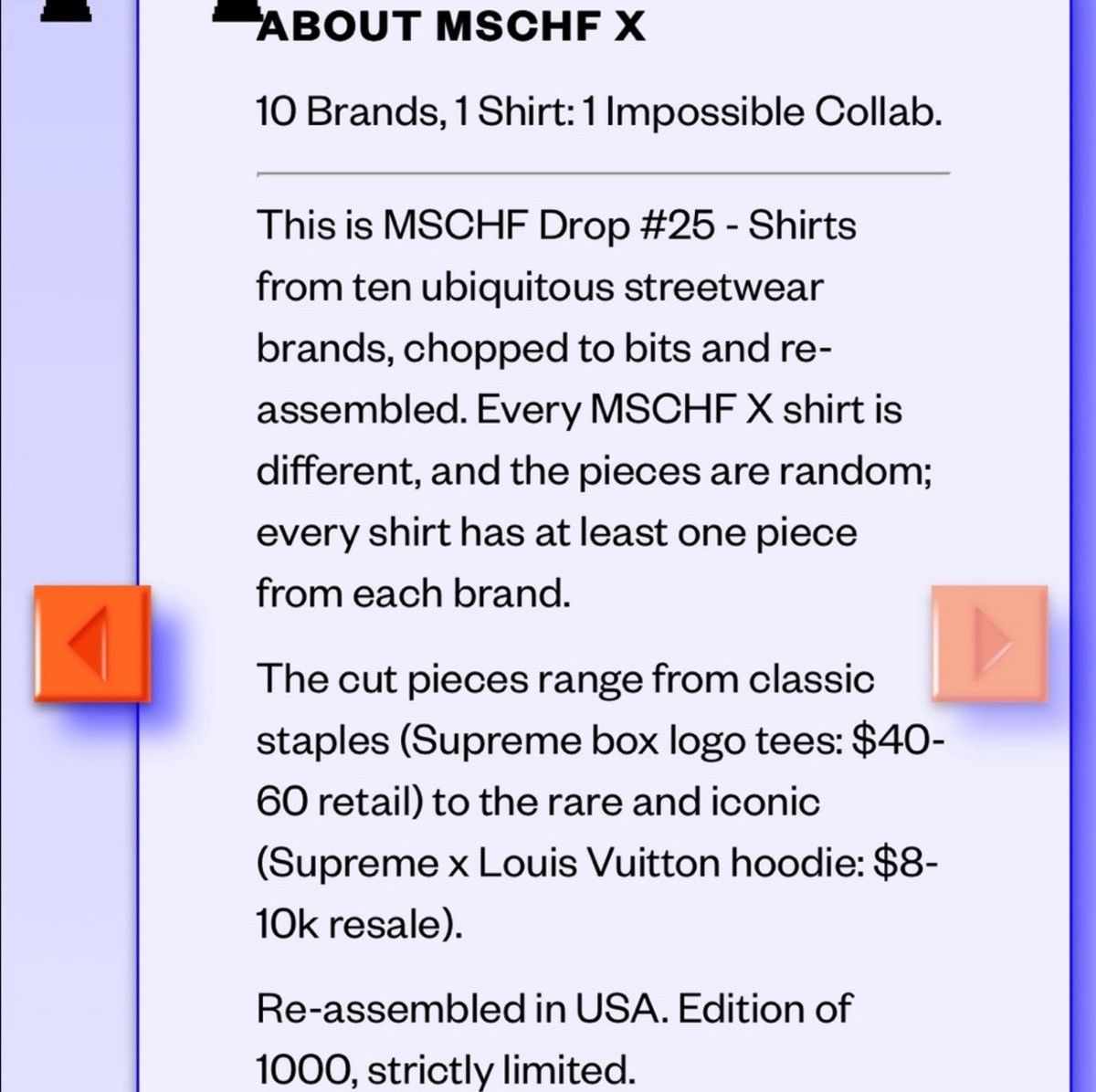 Supreme × The North Face MSCHF Impossible Shirt: Supreme x Kith x Bape x Off-White Size US S / EU 44-46 / 1 - 13 Thumbnail