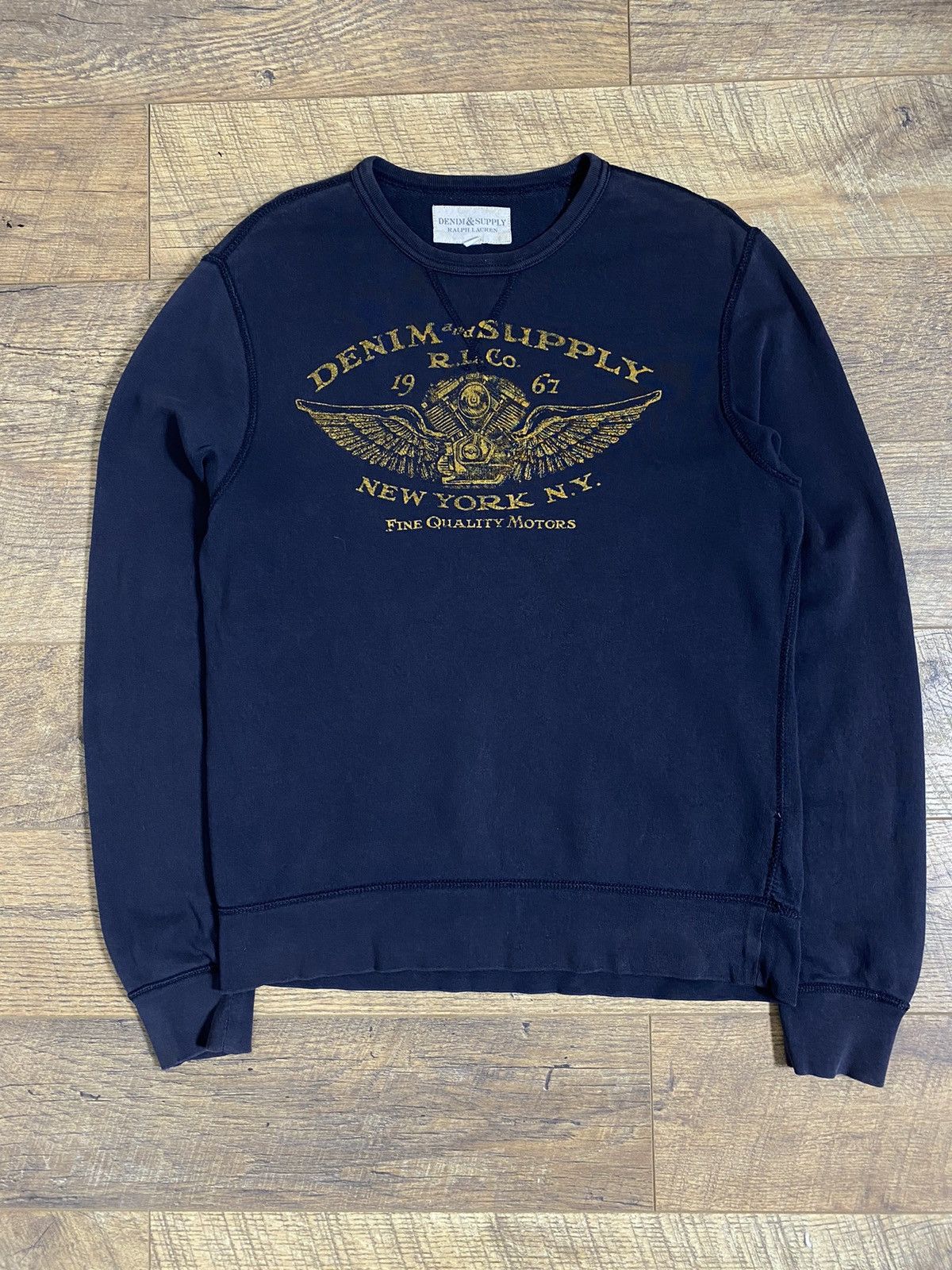 Denim & Supply Ralph Lauren Denim & Supply Ralph Lauren Sweatshirt M: Vintage Moto Size US M / EU 48-50 / 2 - 1 Thumbnail