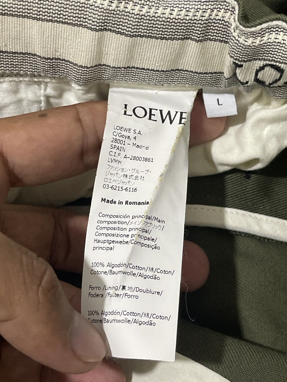 Loewe FW2020 Loewe Green Army Pants Size US 34 / EU 50 - 15 Thumbnail