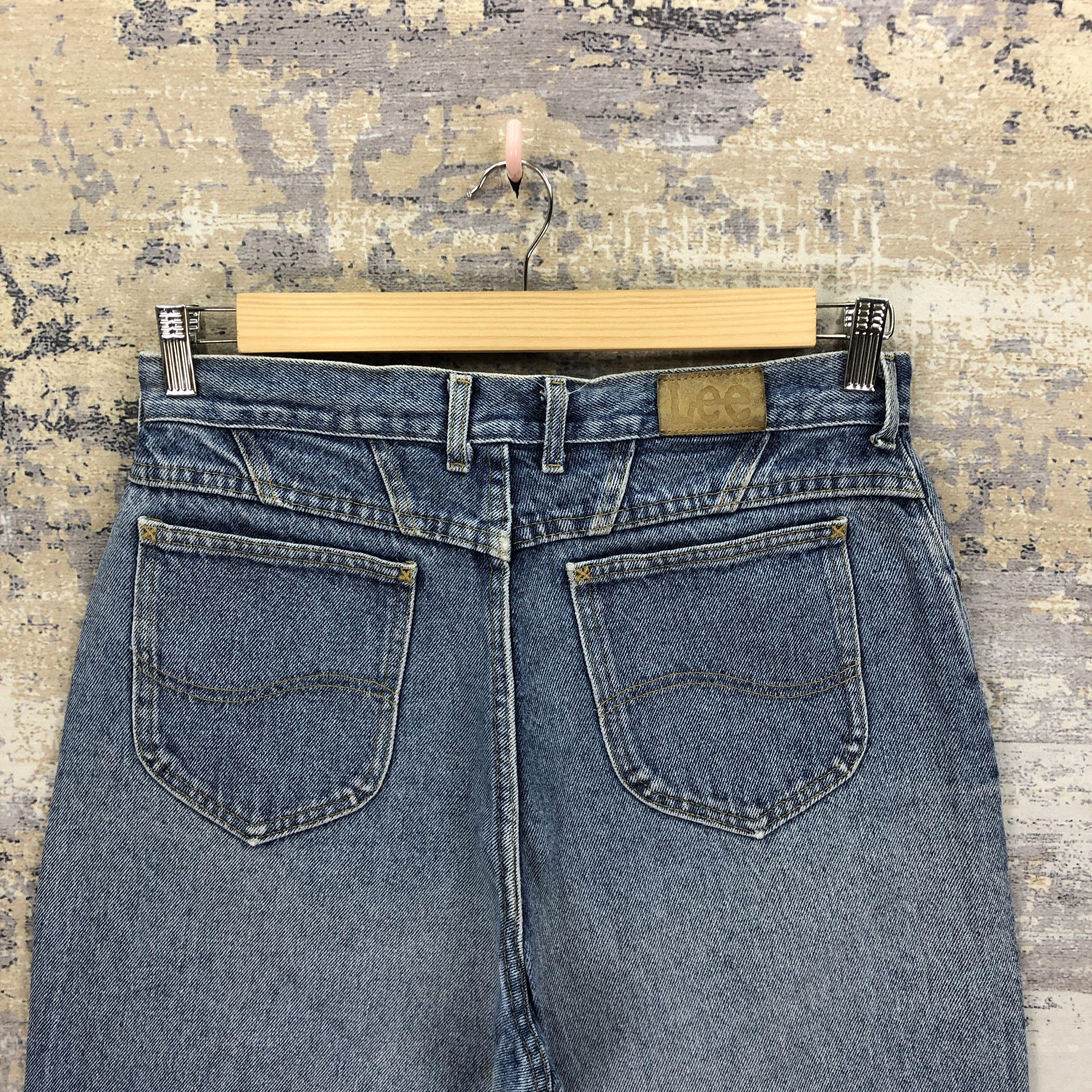 Lee × Vintage Vintage 90s Lee Light Wash Jeans Tapered Lee Sunfaded Denim Size US 30 / EU 46 - 4 Thumbnail