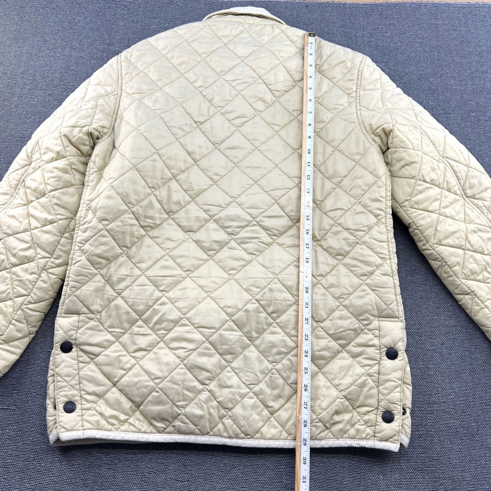 Henri Lloyd Vintage Henri Lloyd Beige Jacket Mens Medium Quilted Corduroy Trim Size US M / EU 48-50 / 2 - 4 Thumbnail