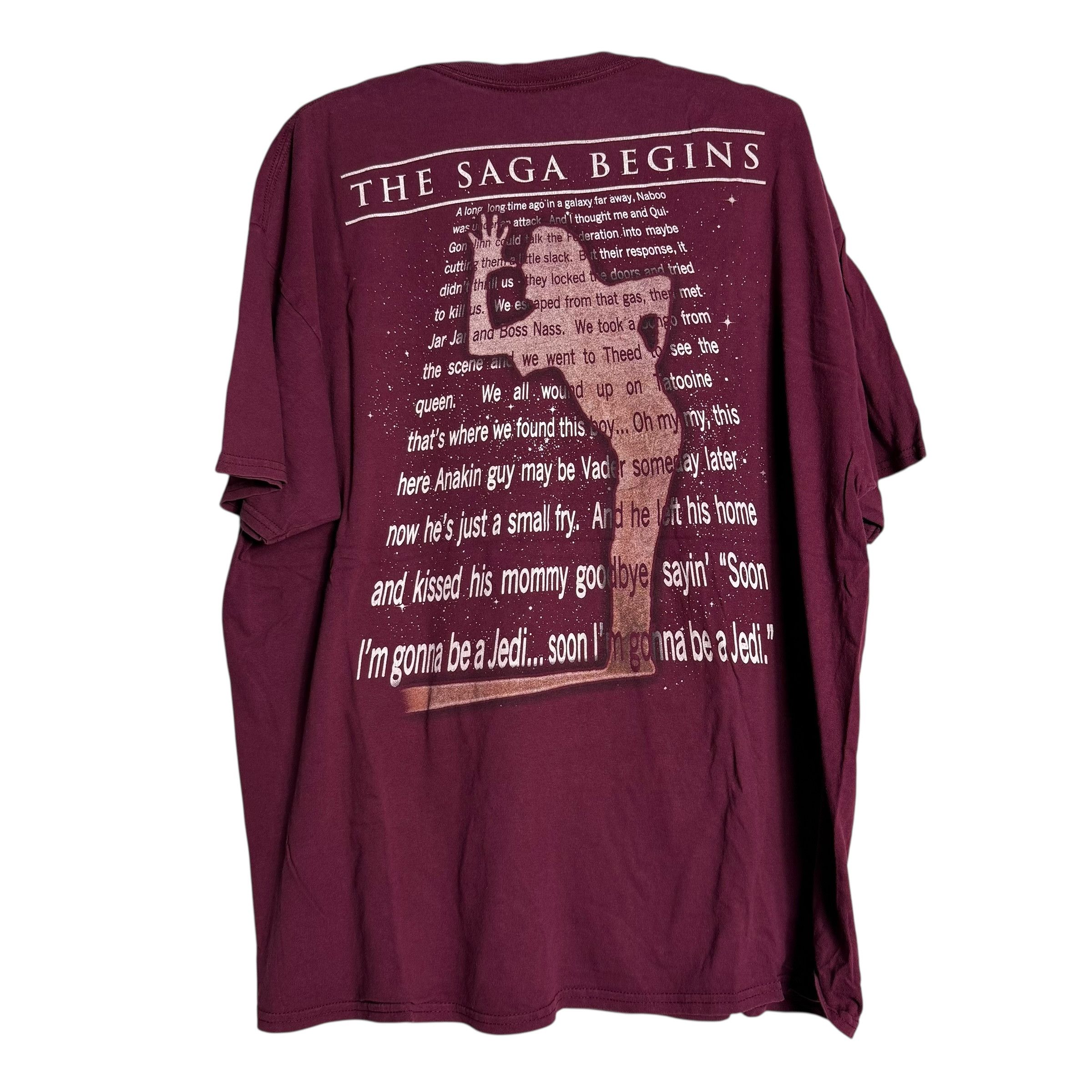 Vintage 🔥RARE🔥 Vintage "Weird Al" Yankovic The Saga Begins T-shirt Size US XL / EU 56 / 4 - 4 Thumbnail