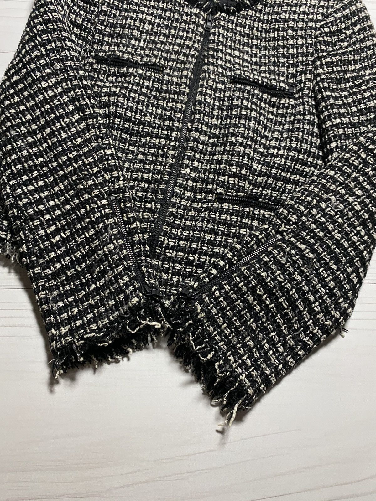 Alice + Olivia × Designer Alice + Olivia Employed tweed crop jacket Size S / US 4 / IT 40 - 13 Thumbnail