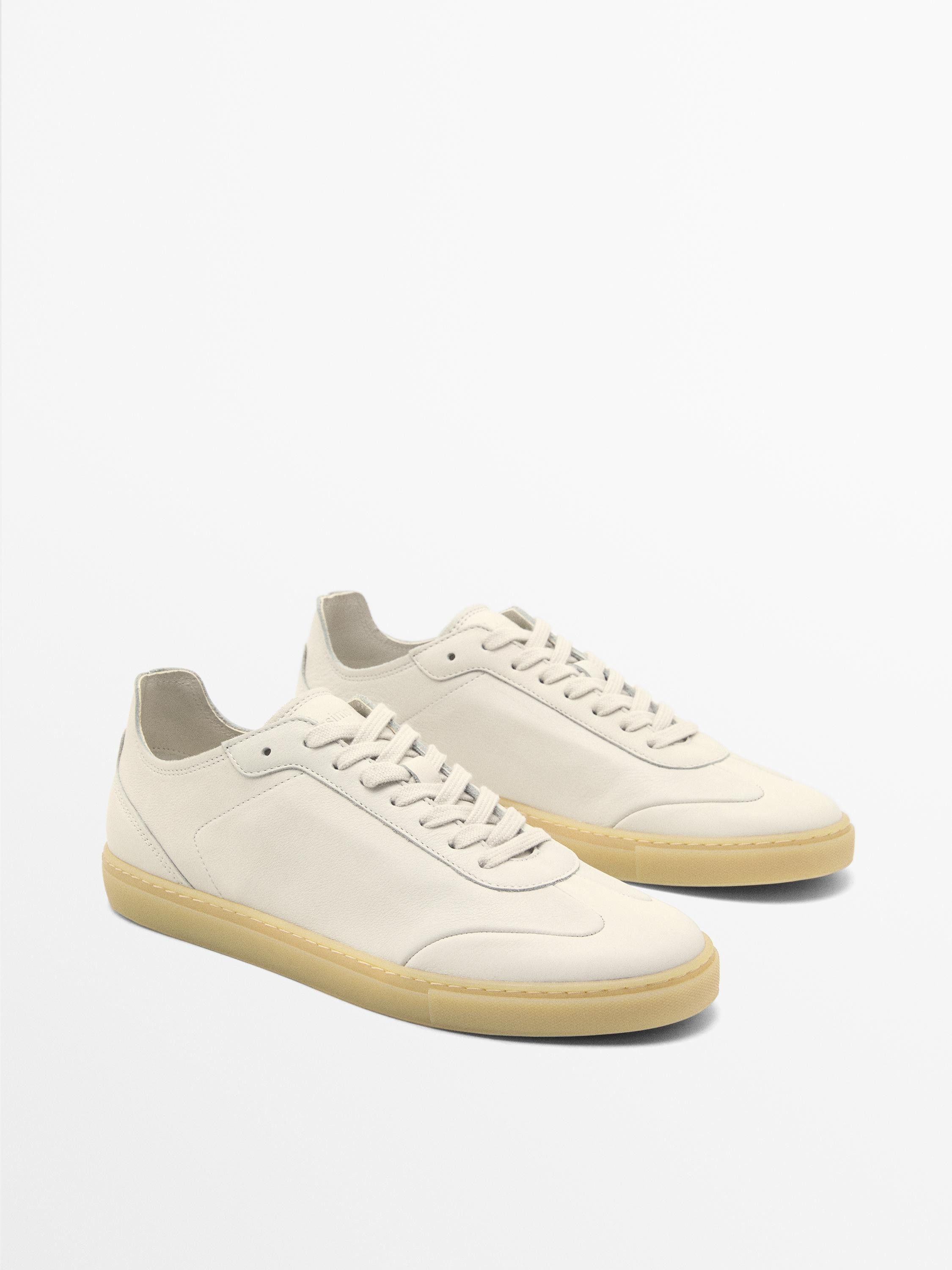 Massimo Dutti leather sneakers Size US 11 / EU 44 - 2 Thumbnail