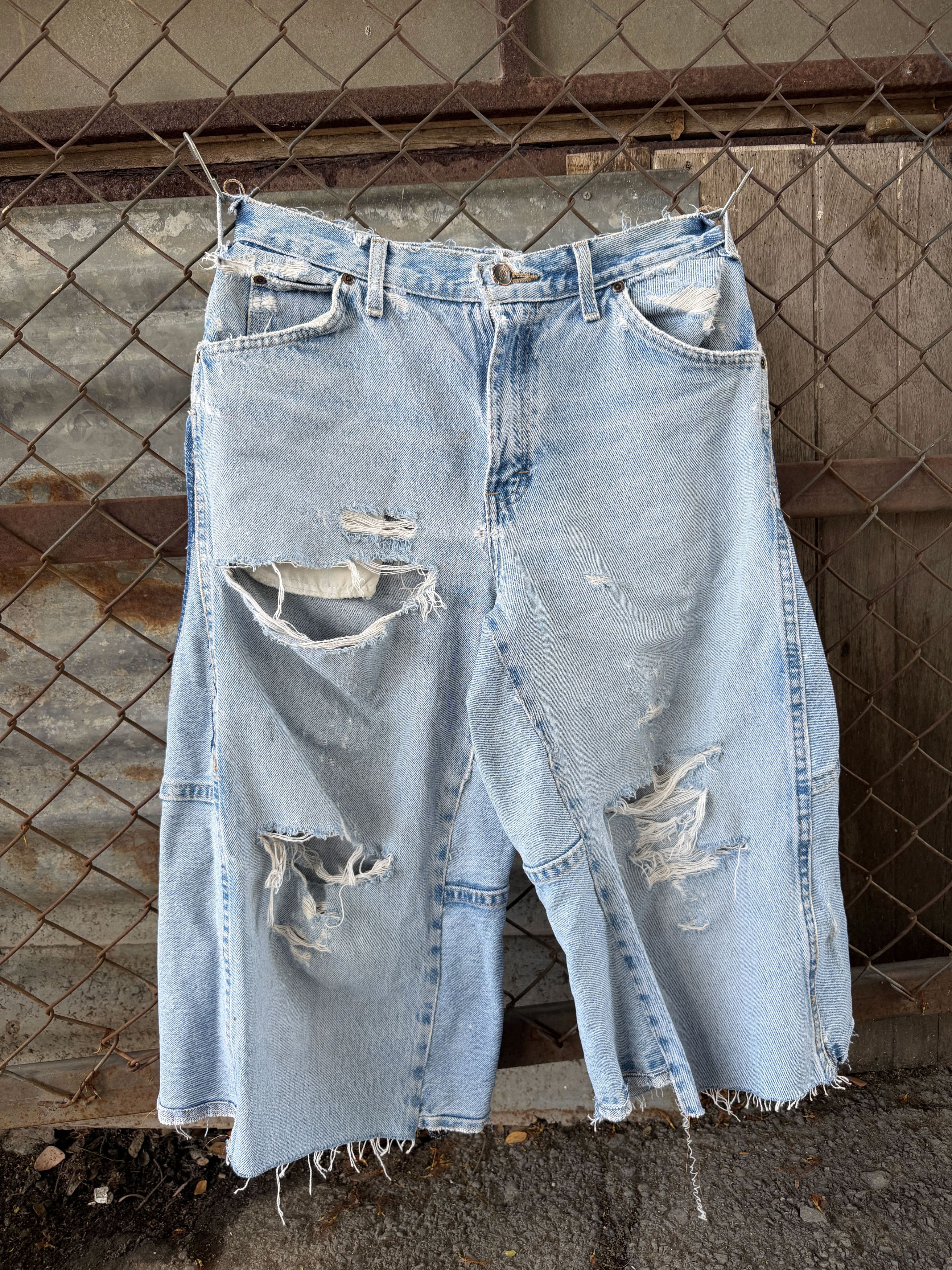 Dickies Vintage DICKIES Thrashed 3/4 Carpenter Size US 31 - 2 Thumbnail