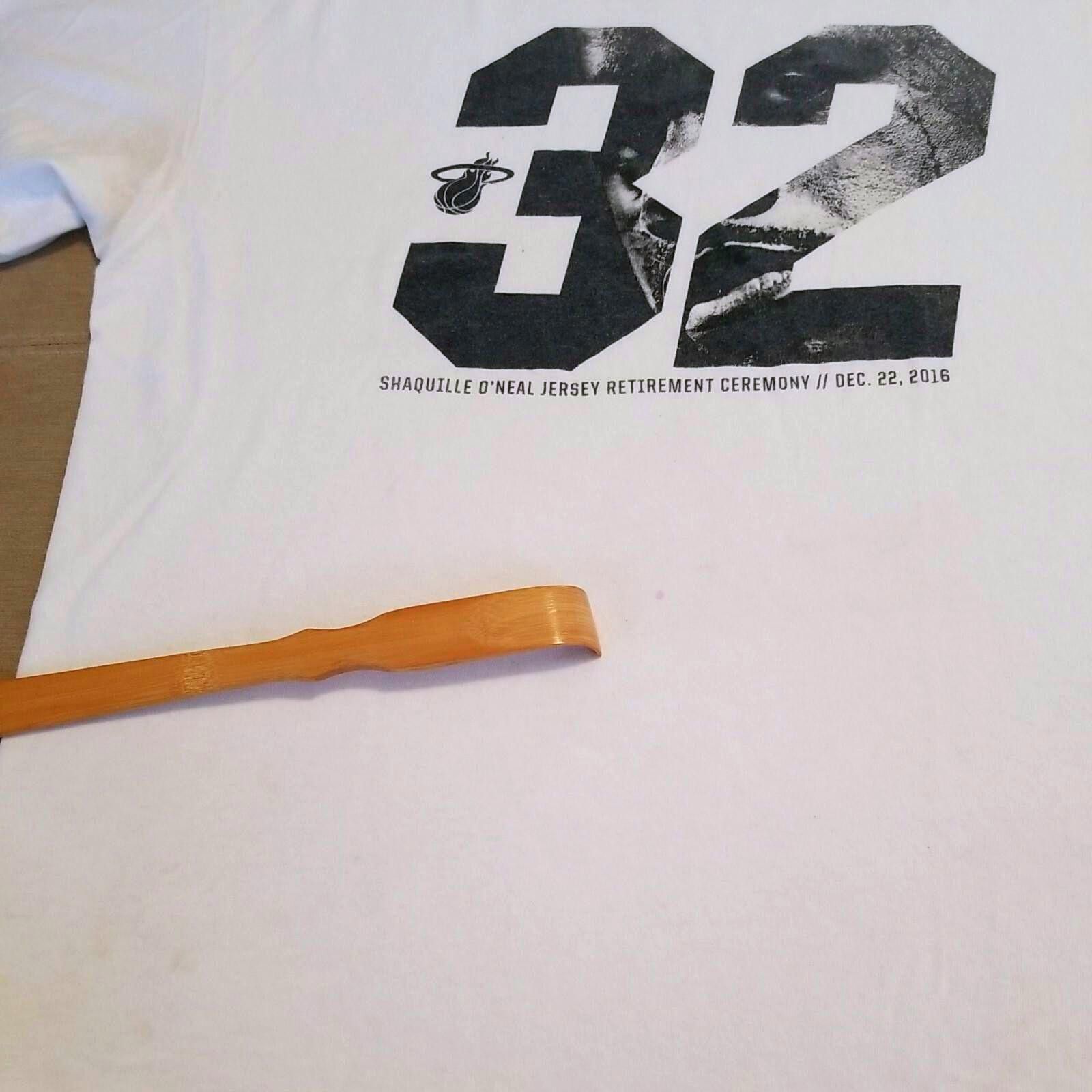 Delta Shaquille O’Neal Mens XL T-Shirt Retirement 2016 White #32 Size US XL / EU 56 / 4 - 3 Thumbnail