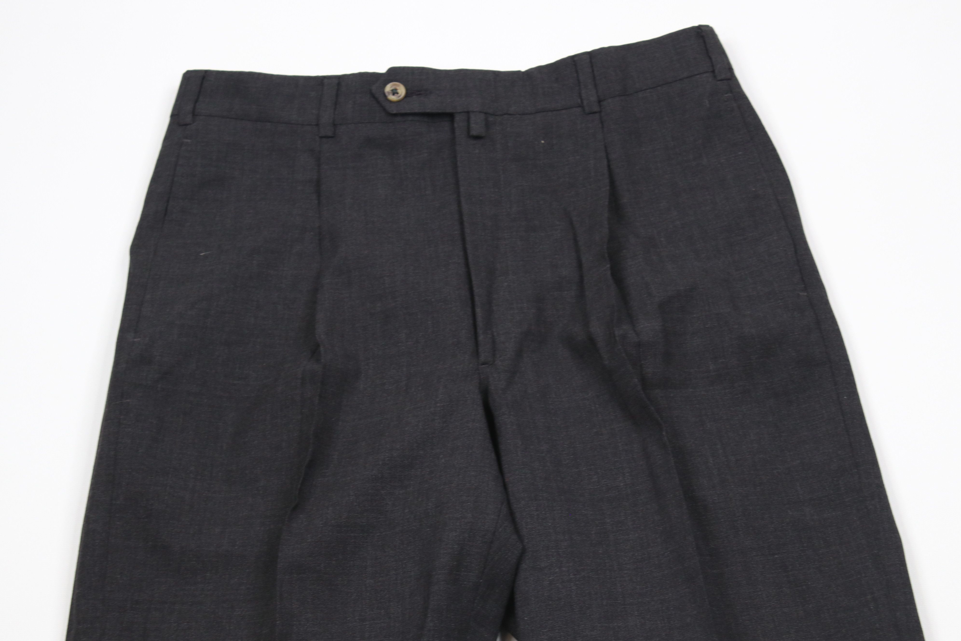 Tommy Hilfiger × Vintage Vintage 90s Tommy Hilfiger Cuffed Chino Pants Charcoal Gray Size US 30 / EU 46 - 2 Thumbnail