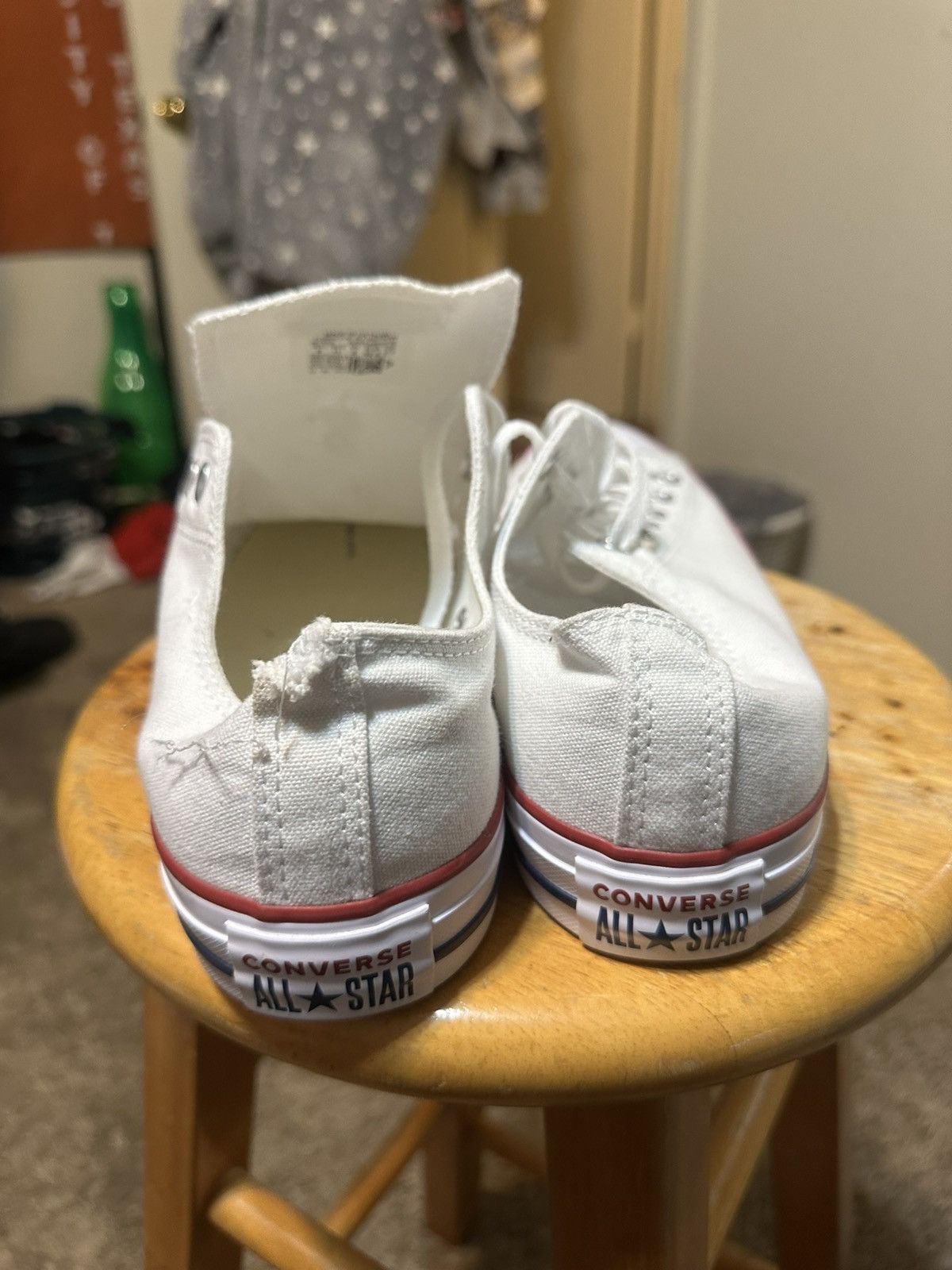 Converse Vintage Converse all-stars “triple white” 00s size 9 Size US 9 / EU 42 - 5 Thumbnail