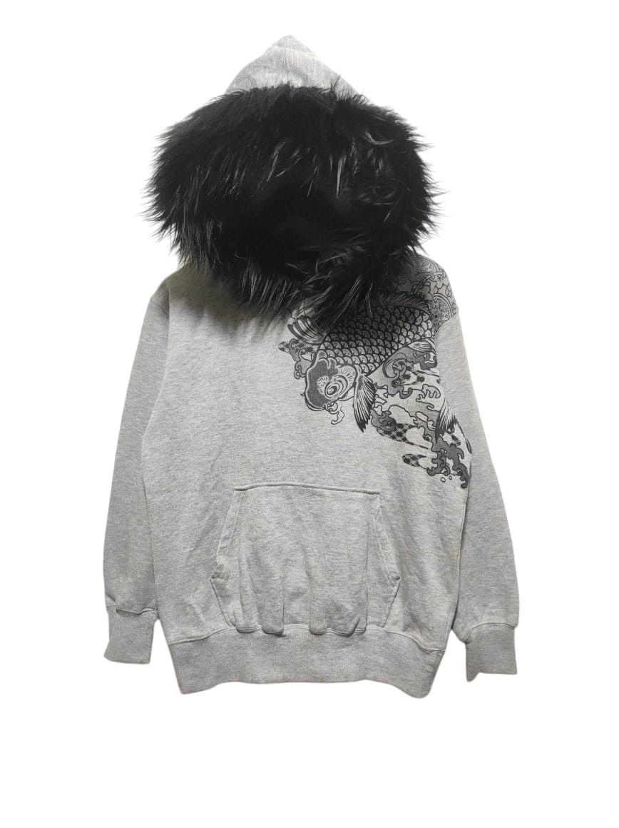 If Six Was Nine Oblo Koi Sukajan Fur Hoodie LGB IfSixWasNine style Size US M / EU 48-50 / 2 - 2 Thumbnail