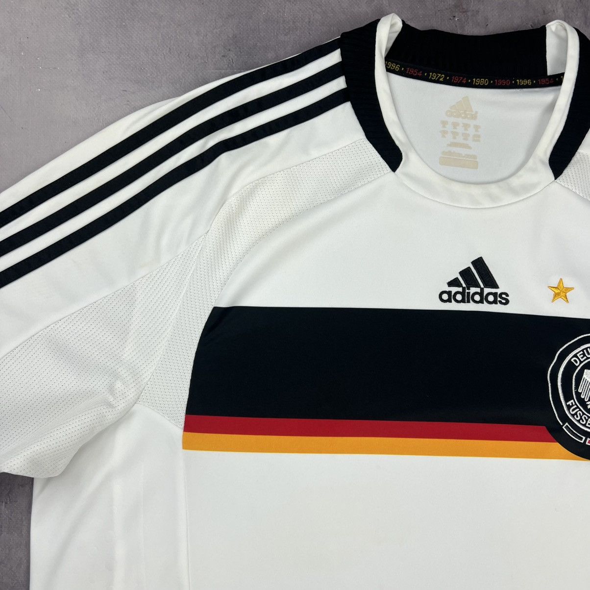 Adidas Rare! Germany Adidas Vintage Soccer Jersey Shirt 00s Size US XL / EU 56 / 4 - 3 Thumbnail