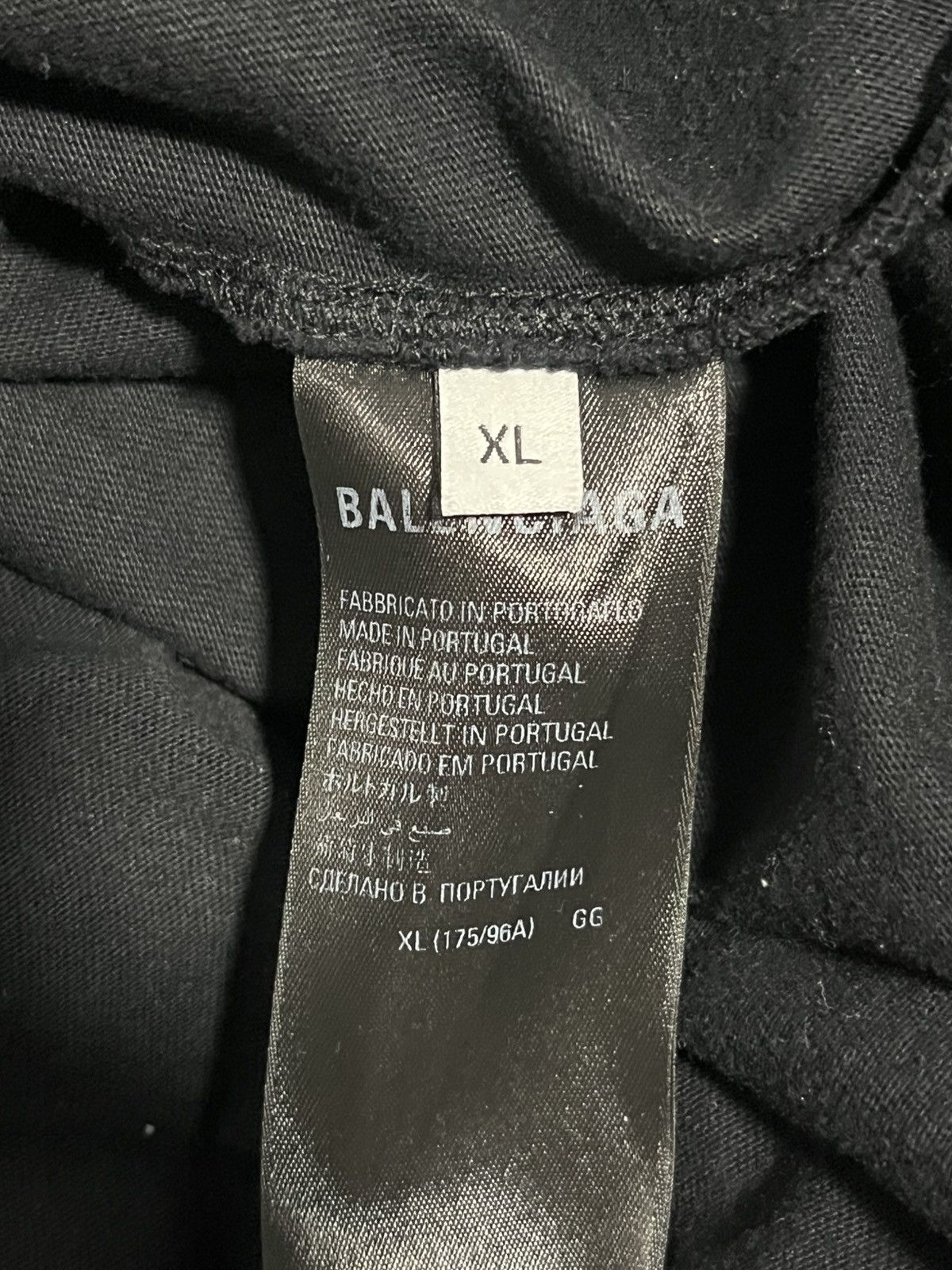 Balenciaga Balenciaga Cursive Logo Script Shirt Black Size US XL / EU 56 / 4 - 4 Thumbnail