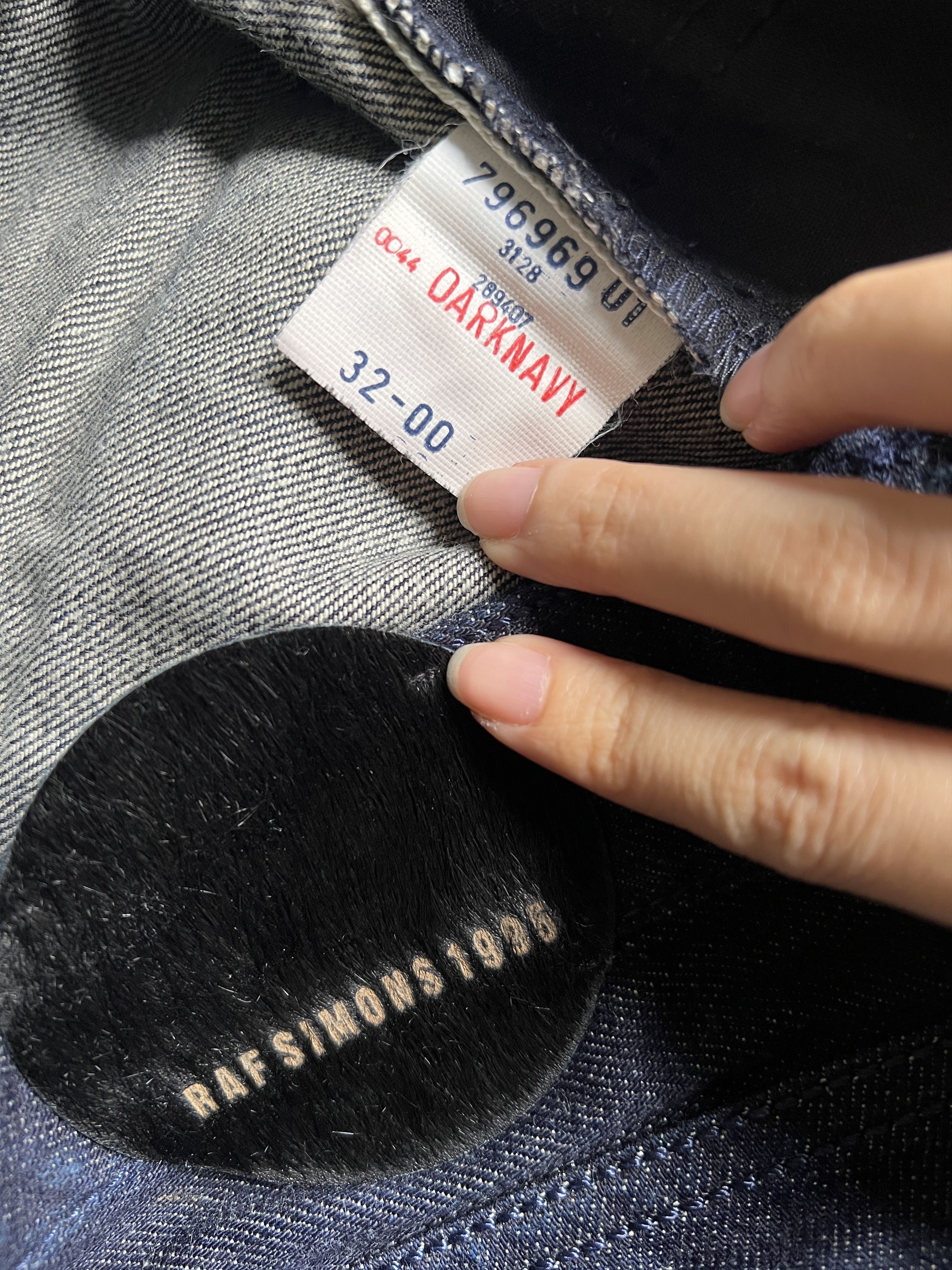 Raf Simons Raf Simons 1995 Dark Navy Denim Jeans Size US 32 / EU 48 - 7 Thumbnail