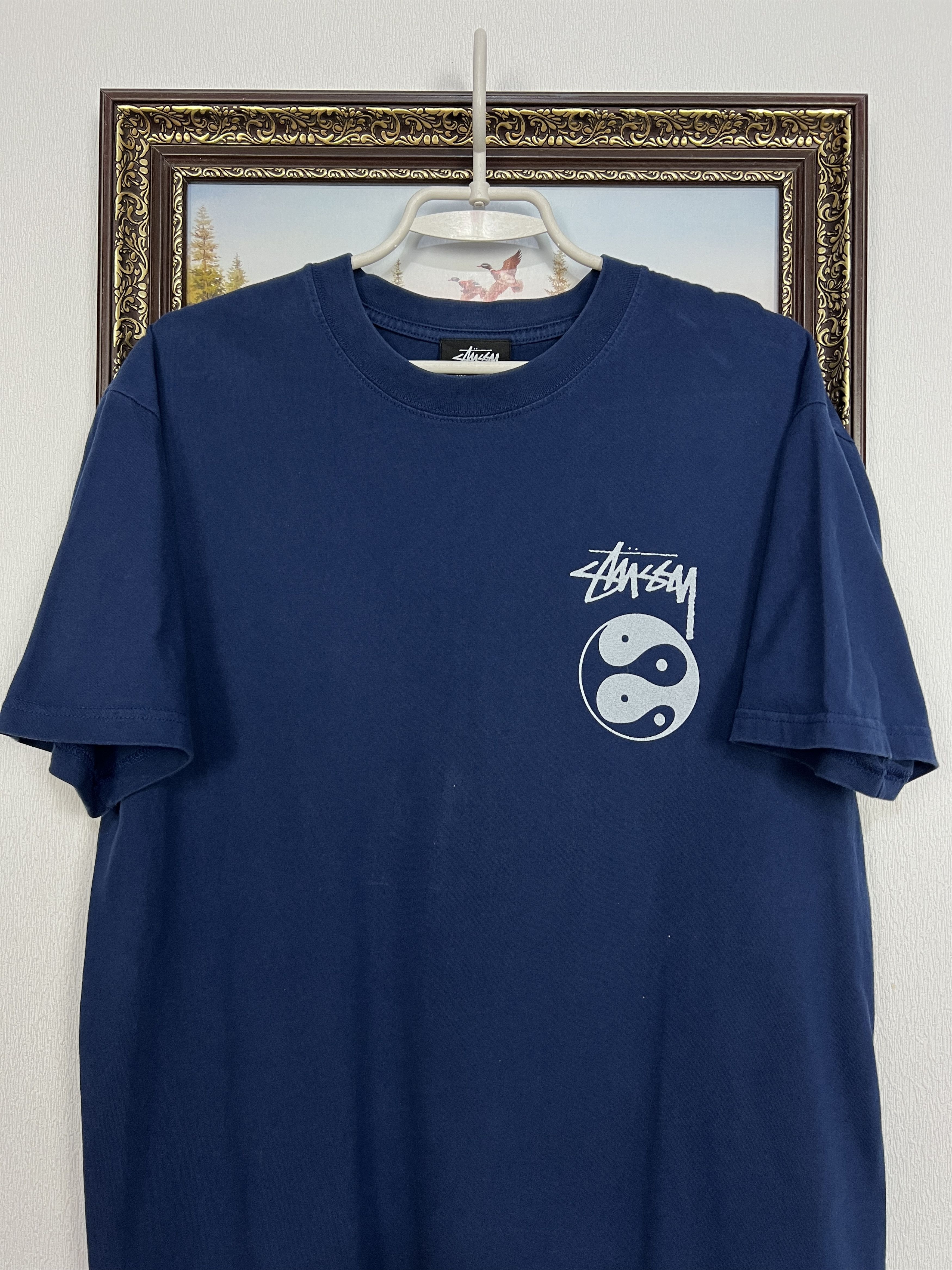 Vintage Stussy Shirt 8 Ball Y2K Over Print Big Logo Tee Jersey Size US M / EU 48-50 / 2 - 3 Thumbnail