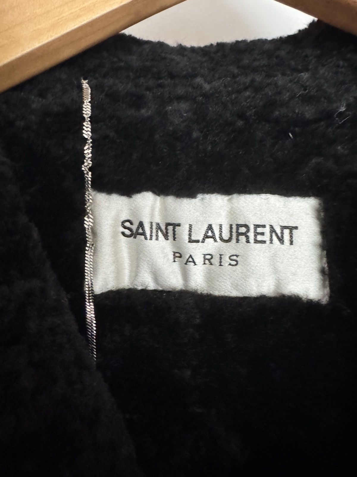 Saint Laurent Paris Suede Shearling L01 Biker Size US M / EU 48-50 / 2 - 2 Thumbnail
