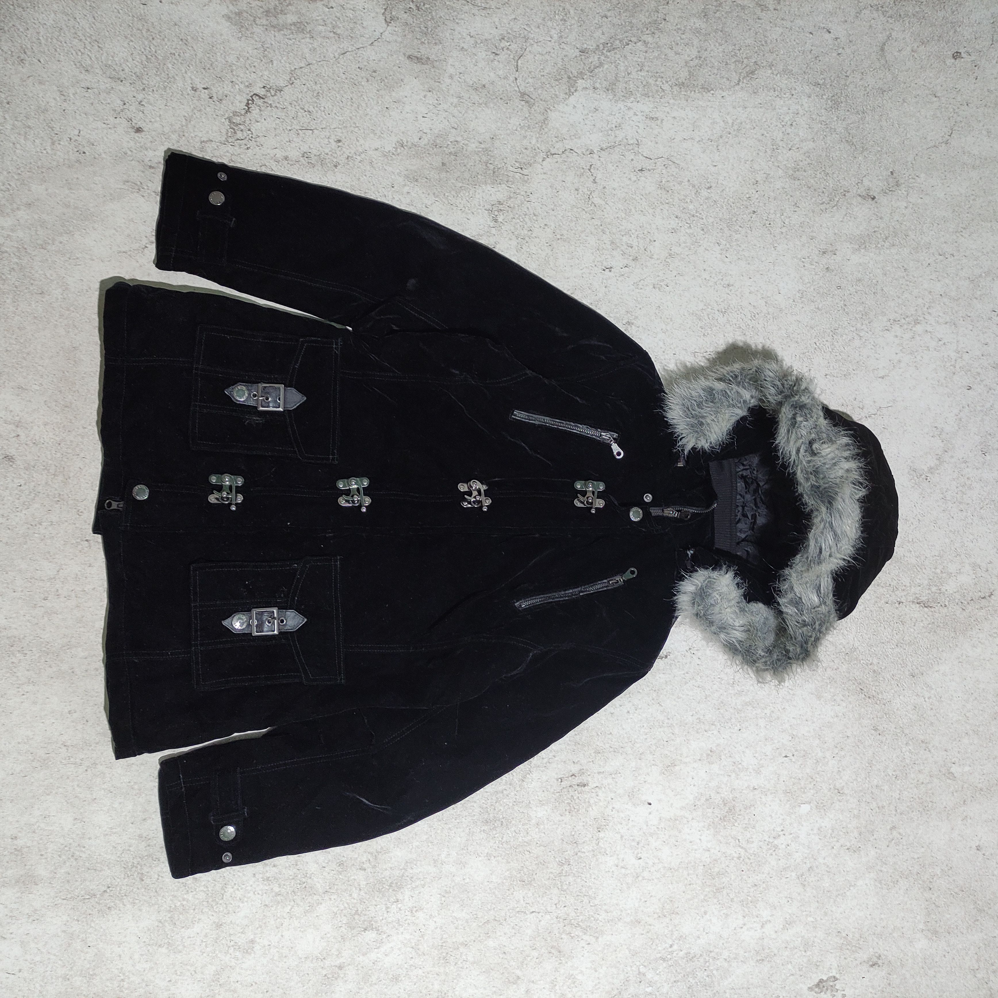 image of Avant Garde x In The Attic Fur Jacket in Black, Men's (Size Large)