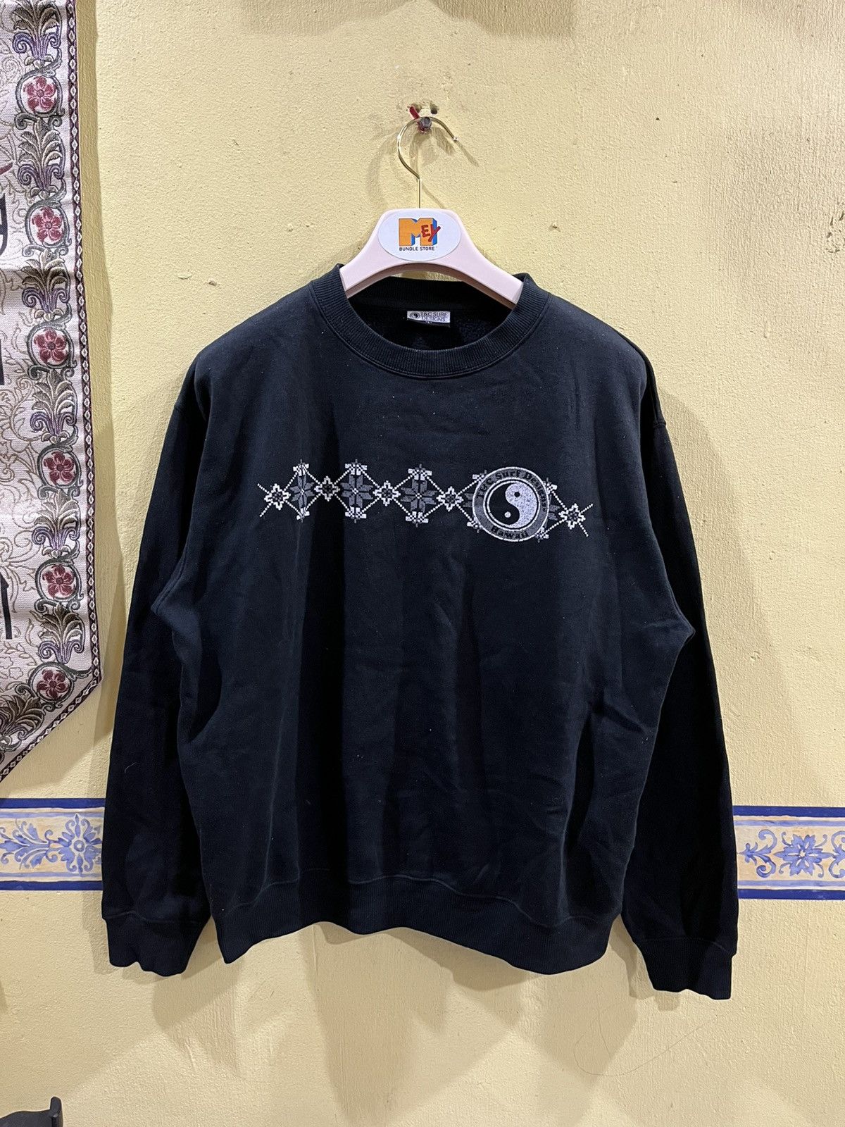 Sun Surf vintage T&C Surf Design black crewneck sweatshirt Size US L / EU 52-54 / 3 - 2 Thumbnail