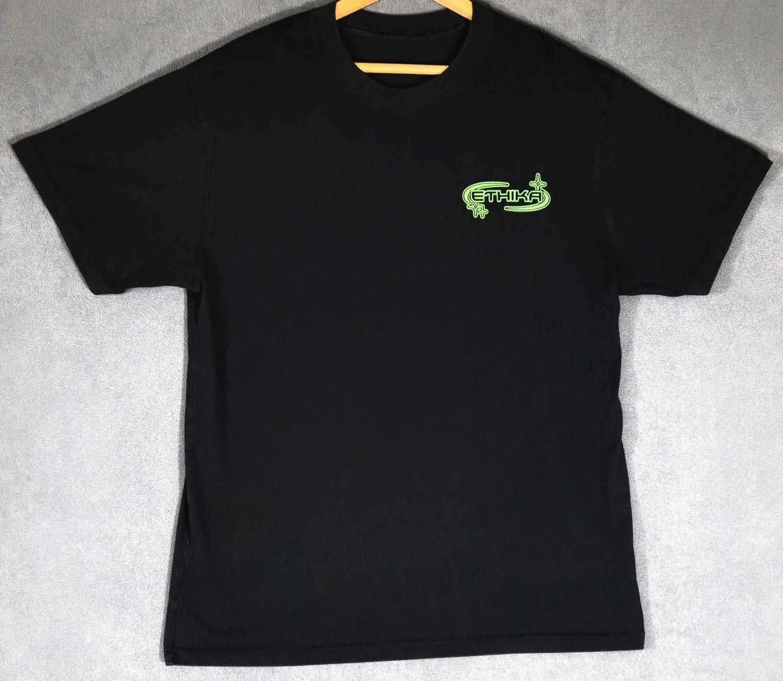 The Unbranded Brand Ethika Black Neon Green Men’s Size 2XL Streetwear Cyber Size US XXL / EU 58 / 5 - 2 Thumbnail