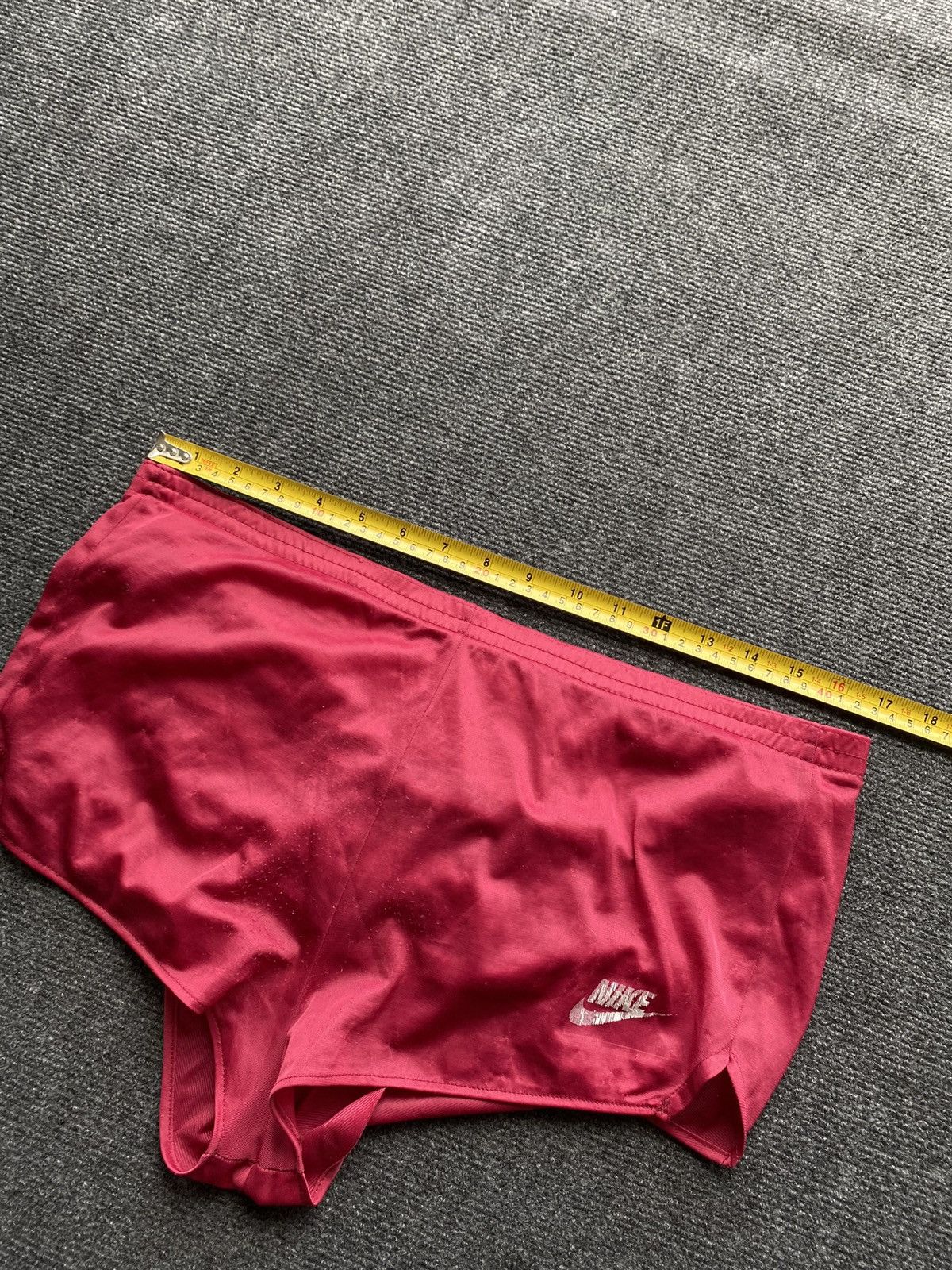 Nike 🔥Nike 80s Vntg UK athletic sport track shorts rare Size US 35 - 5 Thumbnail