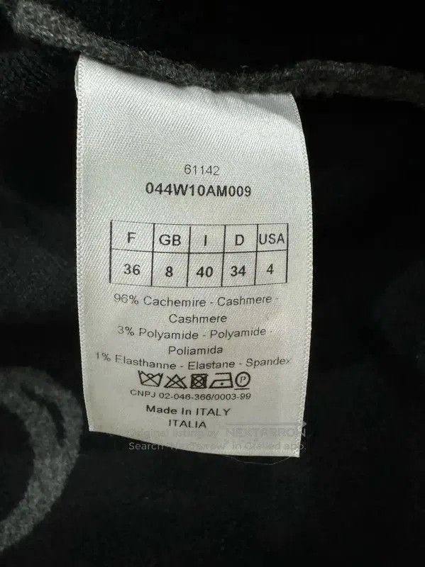 Dior Dior Women's Charcoal Cashmere Cardigan . Size S / US 4 / IT 40 - 4 Thumbnail