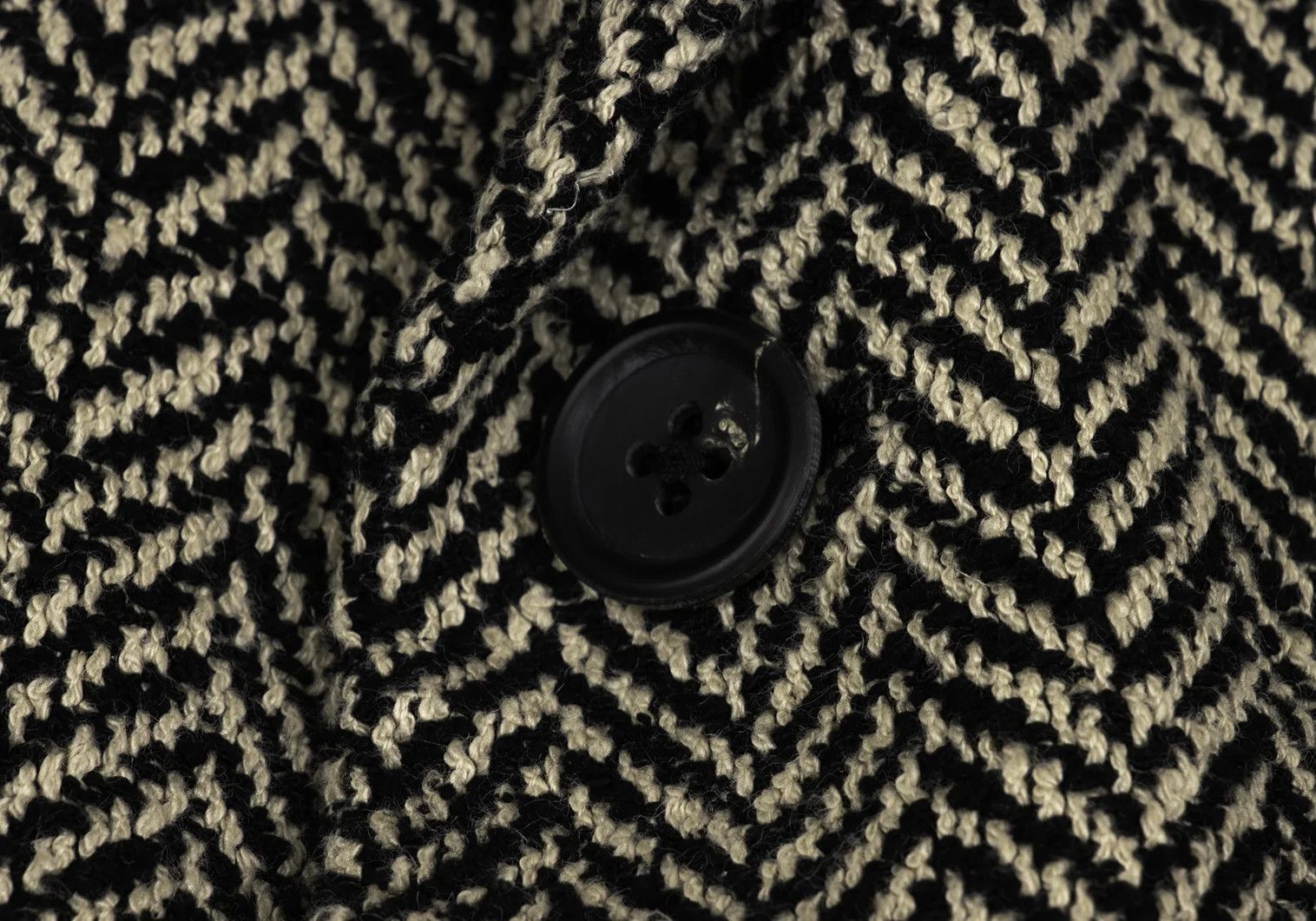 Yohji Yamamoto Yohji Yamamoto Houndstooth T Jacket Black Beige Size US S / EU 44-46 / 1 - 5 Thumbnail