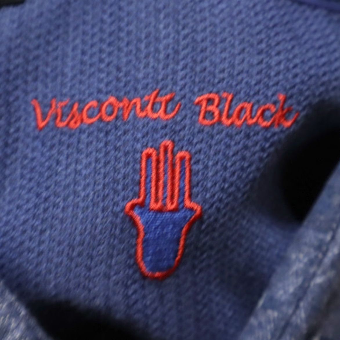 Vintage VINTAGE Visconti Black Cotton Geometric Long Sleeve Button Up Shirt Blue 2XLT Mens Shirt Size US XXL / EU 58 / 5 - 5 Thumbnail