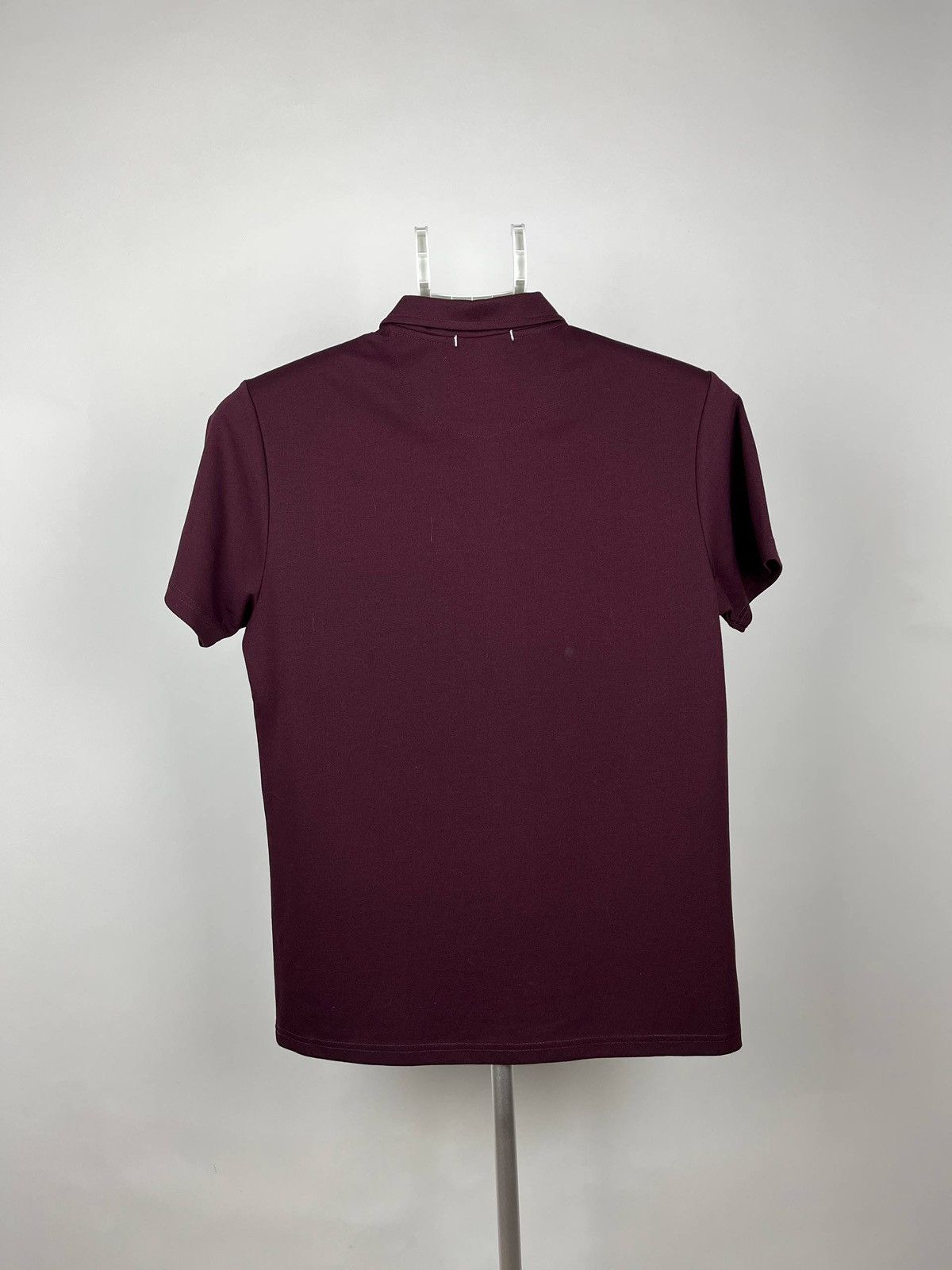 DKNY DKNY Sport Burgundy Quarter Zip Polo Shirt Stretch GolfPolo Size US M / EU 48-50 / 2 - 3 Thumbnail