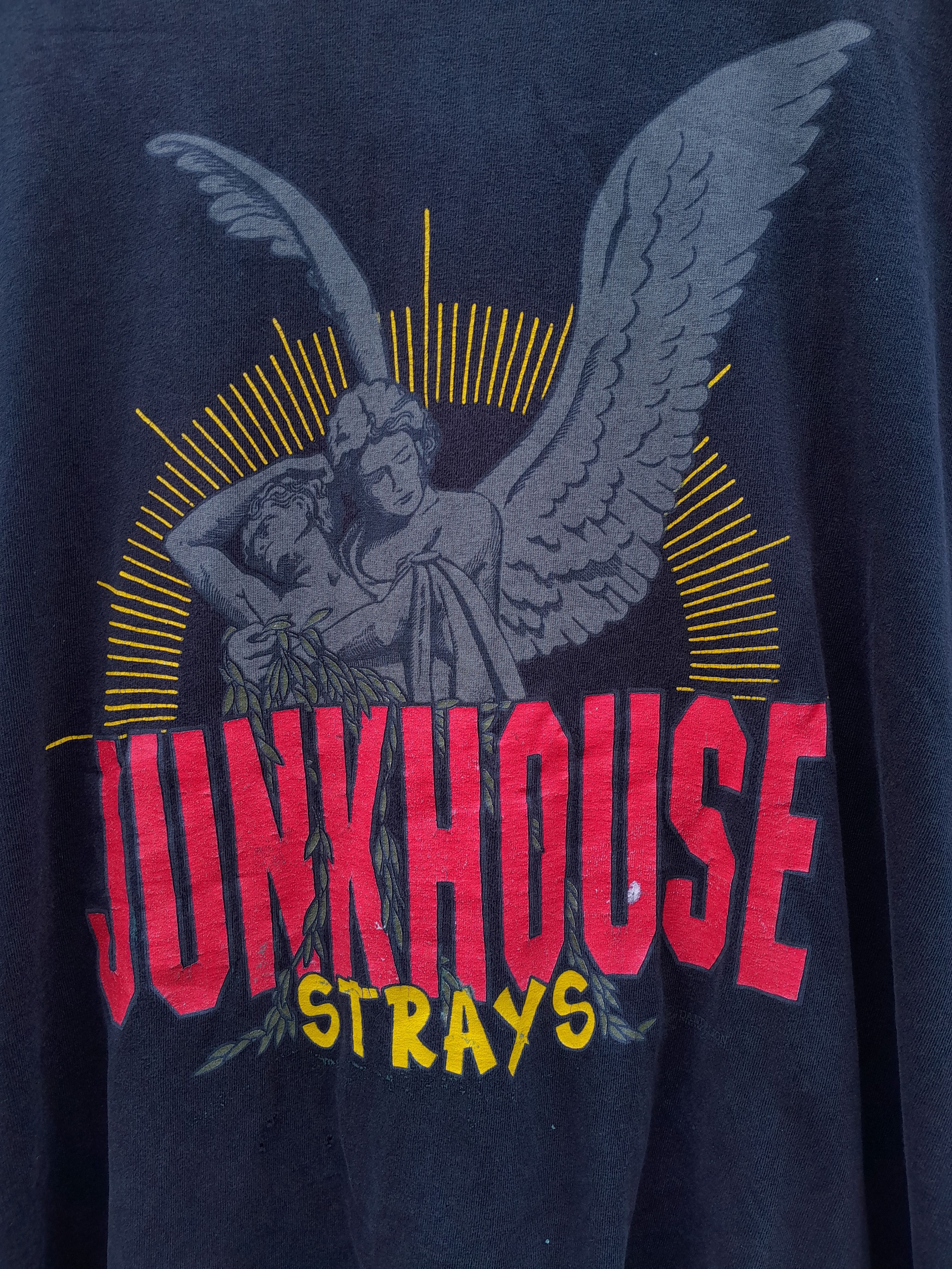 Band Tees Rare Vintage 90s JUNKHOUSE band Strays album promo t-shirt Size US XL / EU 56 / 4 - 4 Thumbnail