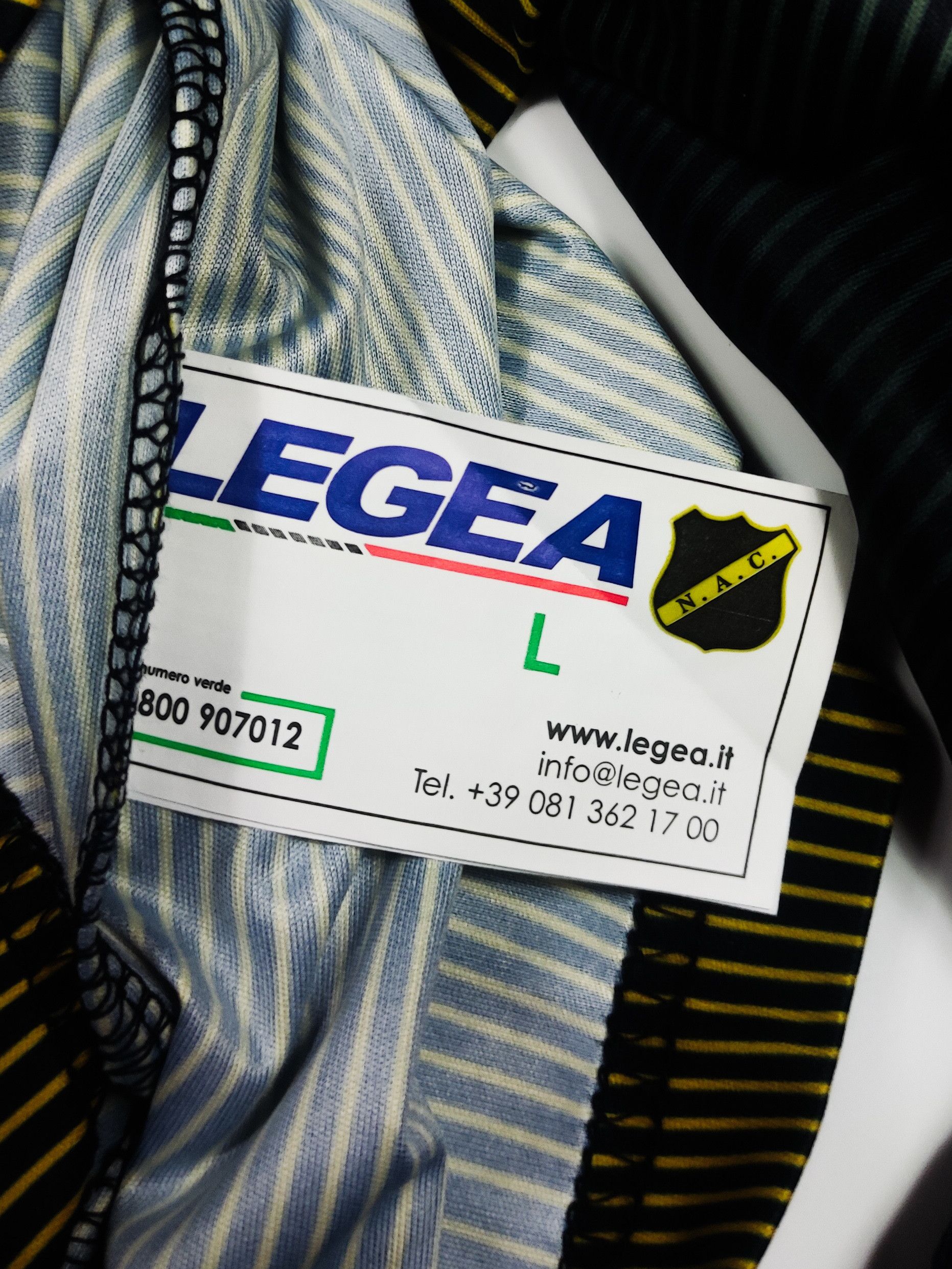 Other BNWT NAC Breda 2018 2019 Legea Training L/S Shirt Kit Jersey Size US L / EU 52-54 / 3 - 4 Thumbnail
