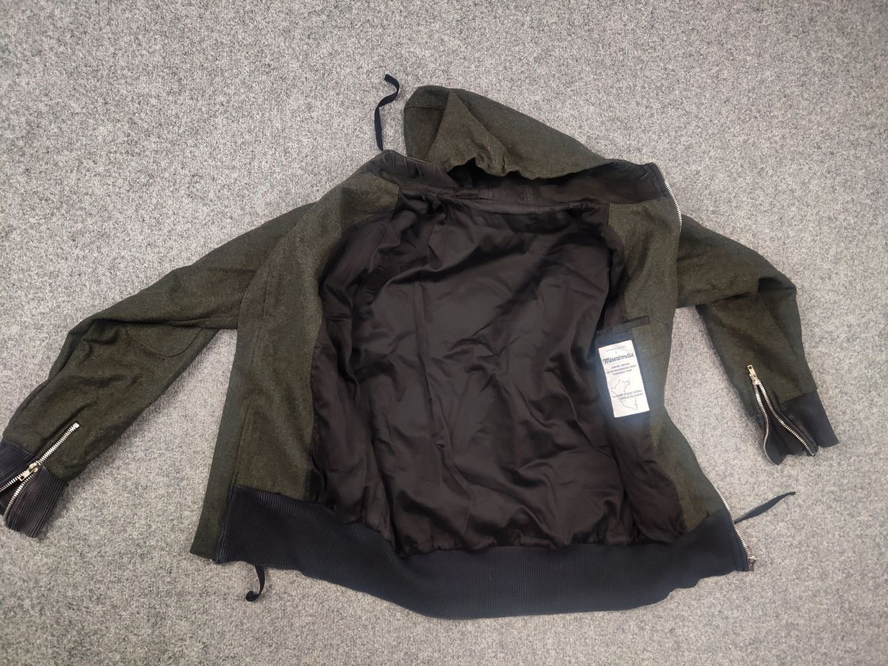 Japanese Brand Misericordia Japan Yohji Hysteric Style Bomdage Zip Jacket Size US L / EU 52-54 / 3 - 15 Thumbnail