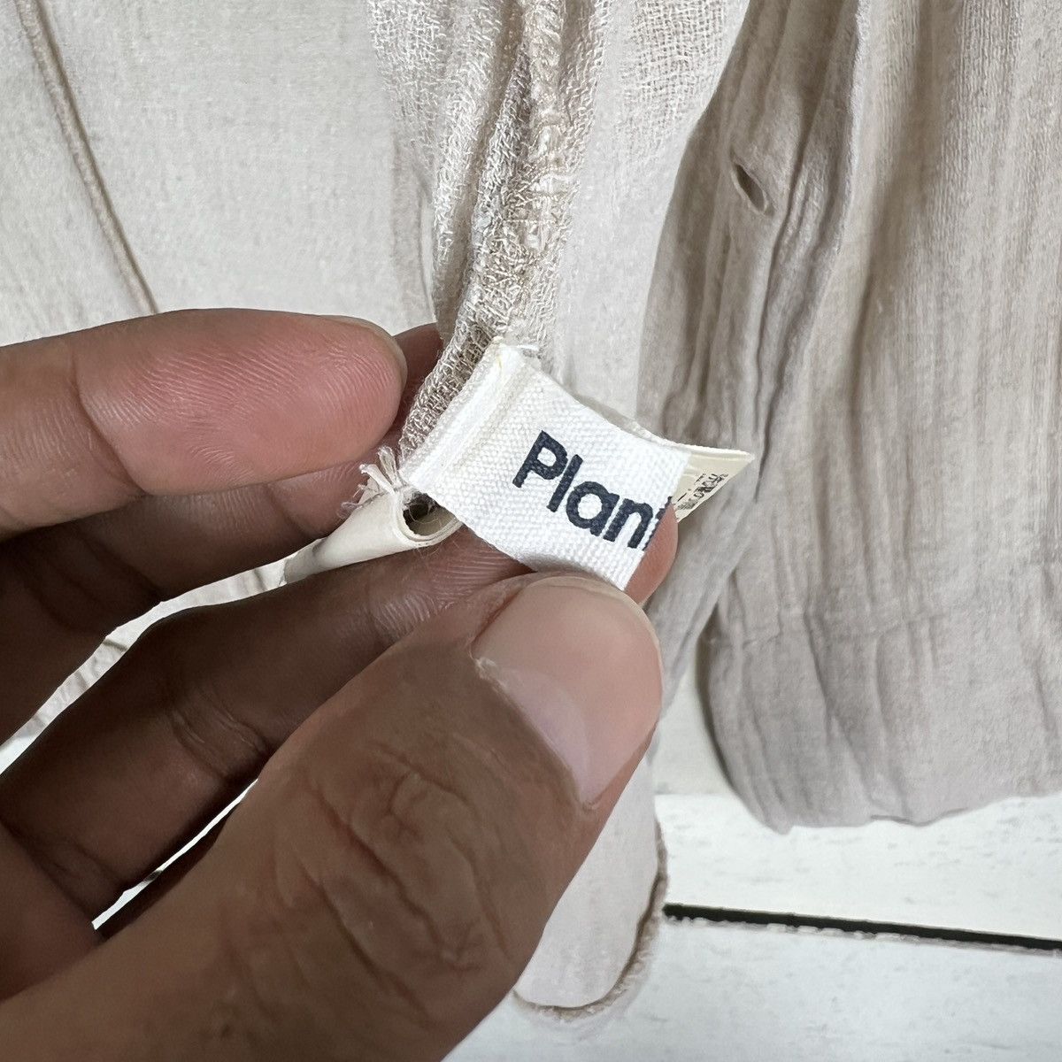 Issey Miyake 🔥 PLANTATION ISSEY MIYAKE HEMP SHIRT Size US L / EU 52-54 / 3 - 7 Thumbnail