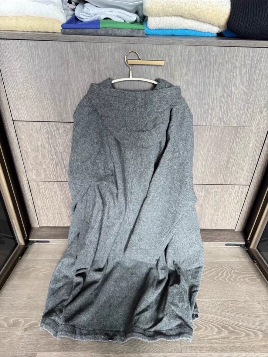 Yohji Yamamoto Yohji Yamamoto Yohji Reg Gray Wool Hooded Sz 2 Unisex Size US M / EU 48-50 / 2 - 2 Thumbnail