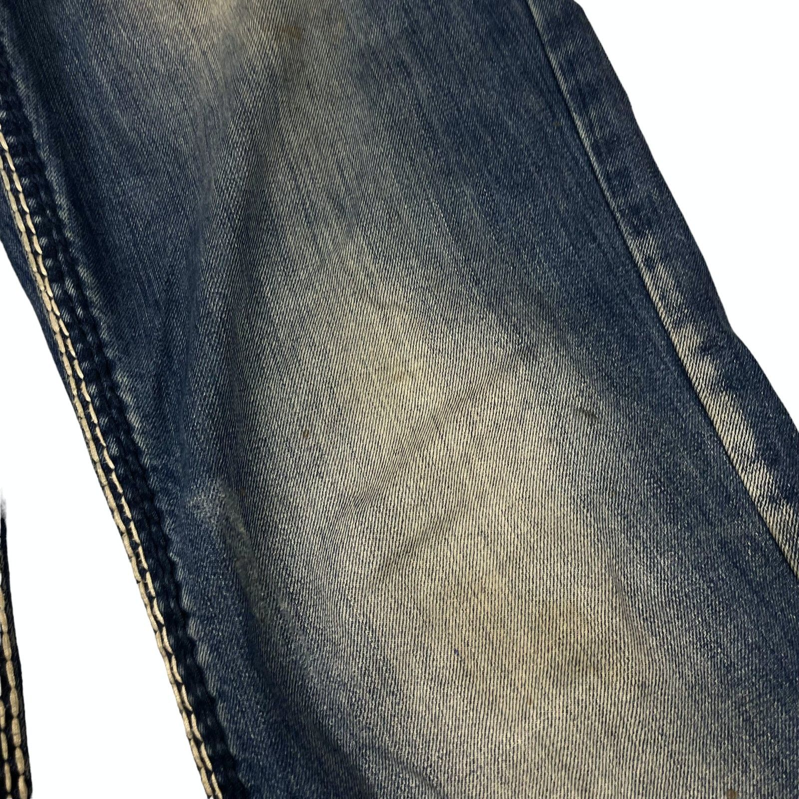 True Religion True Religion Bobby Big QT Men Blue Cotton Straight Jeans 33 Size US 33 - 9 Thumbnail