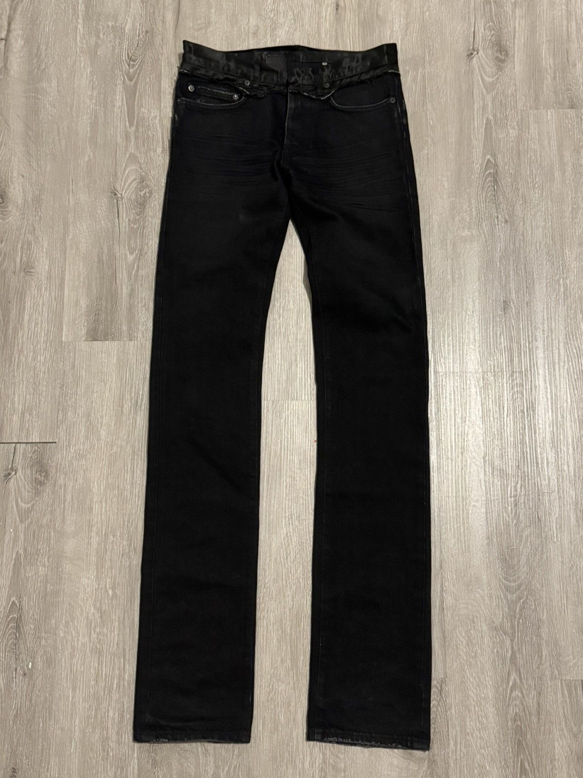 Dior Dior AW06 satin cummerbund denim Size US 28 / EU 44 - 1 Thumbnail