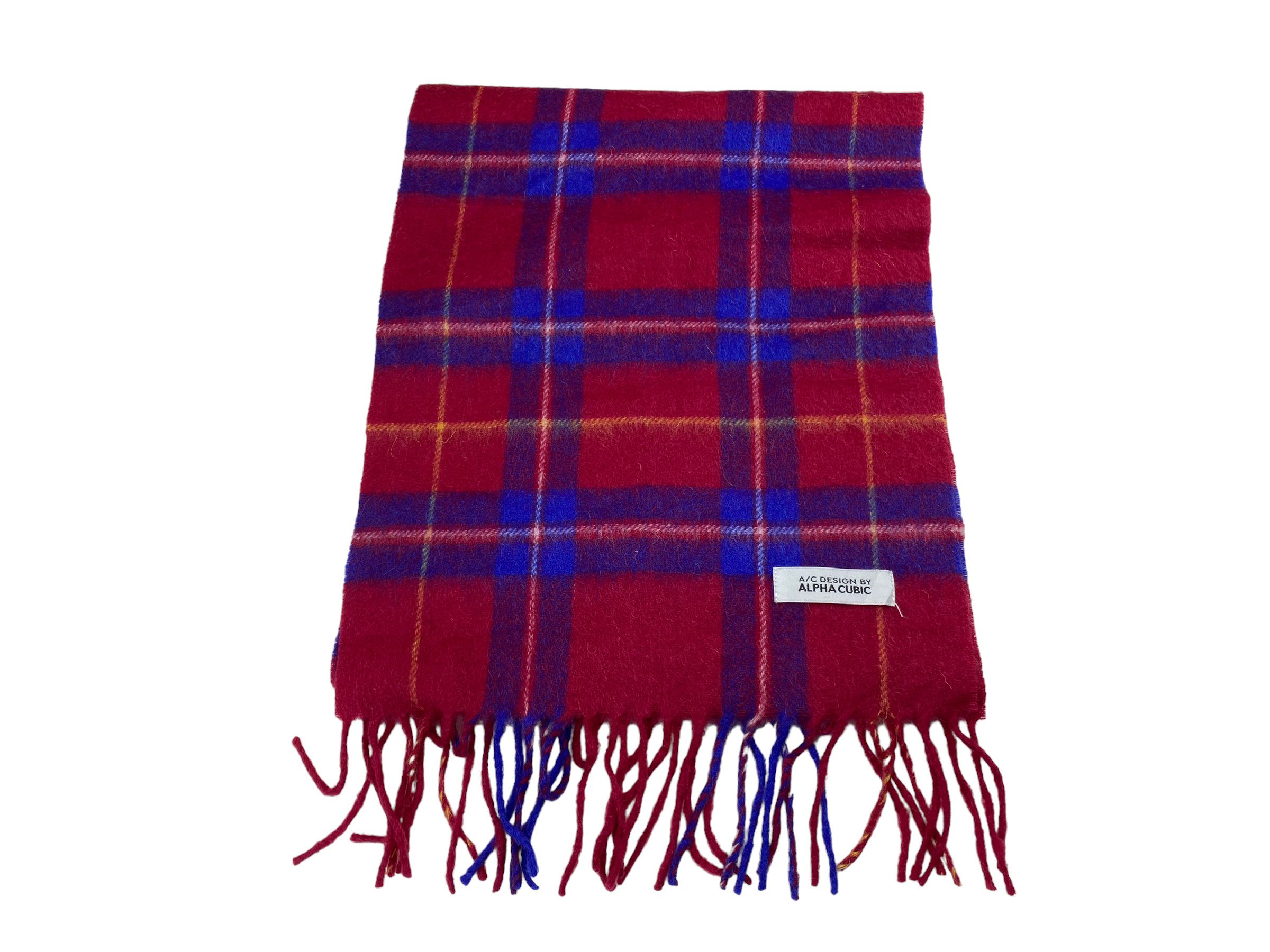 Vintage Alpha Cubic scarf Checkered Vintage Scarves Size ONE SIZE - 6 Thumbnail