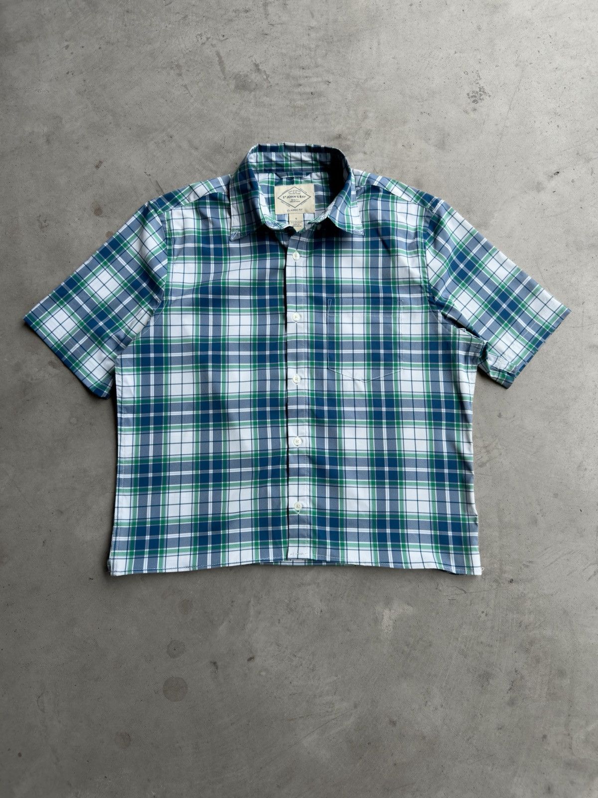 Other Vintage Cropped Boxy Plaid Button Up Long Sleeve Shirt Size US S / EU 44-46 / 1 - 1 Thumbnail