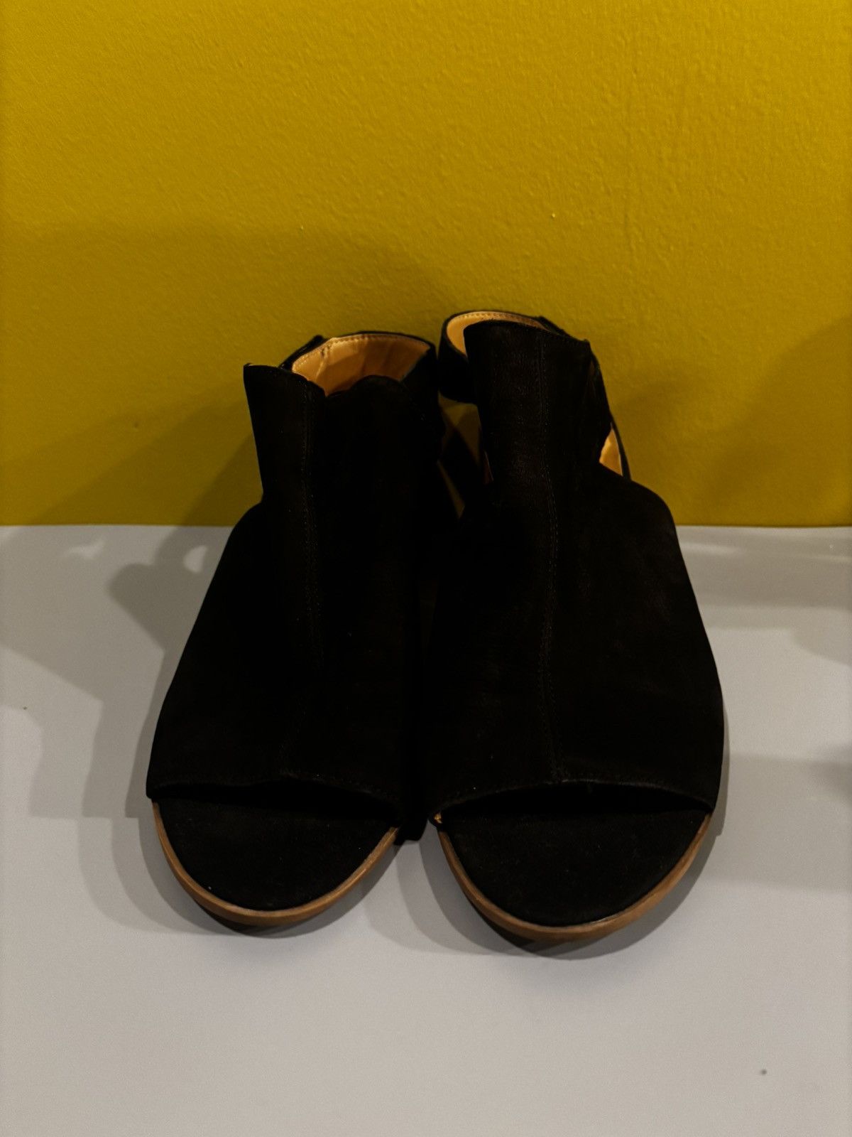 Franco Sarto Black open toe ankle sandal0517 Size US 9 / IT 39 - 5 Thumbnail
