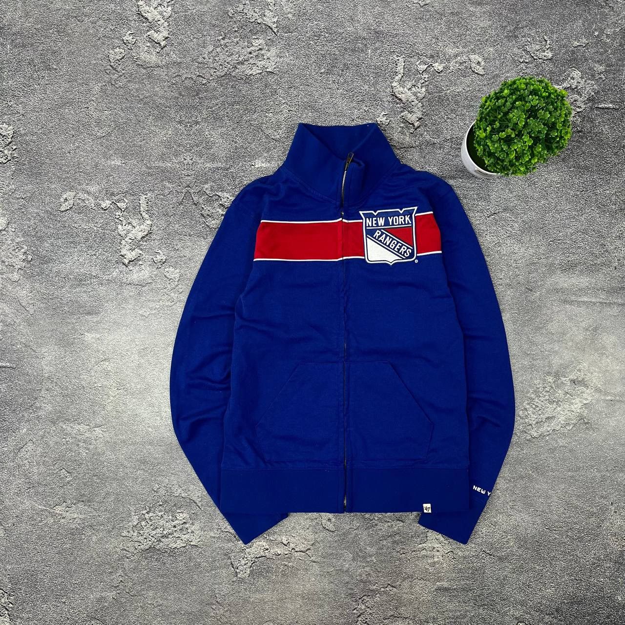 Vintage NHL New York Rangers Mitchell & Ness Full Zip Track Top Size US M / EU 48-50 / 2 - 1 Thumbnail