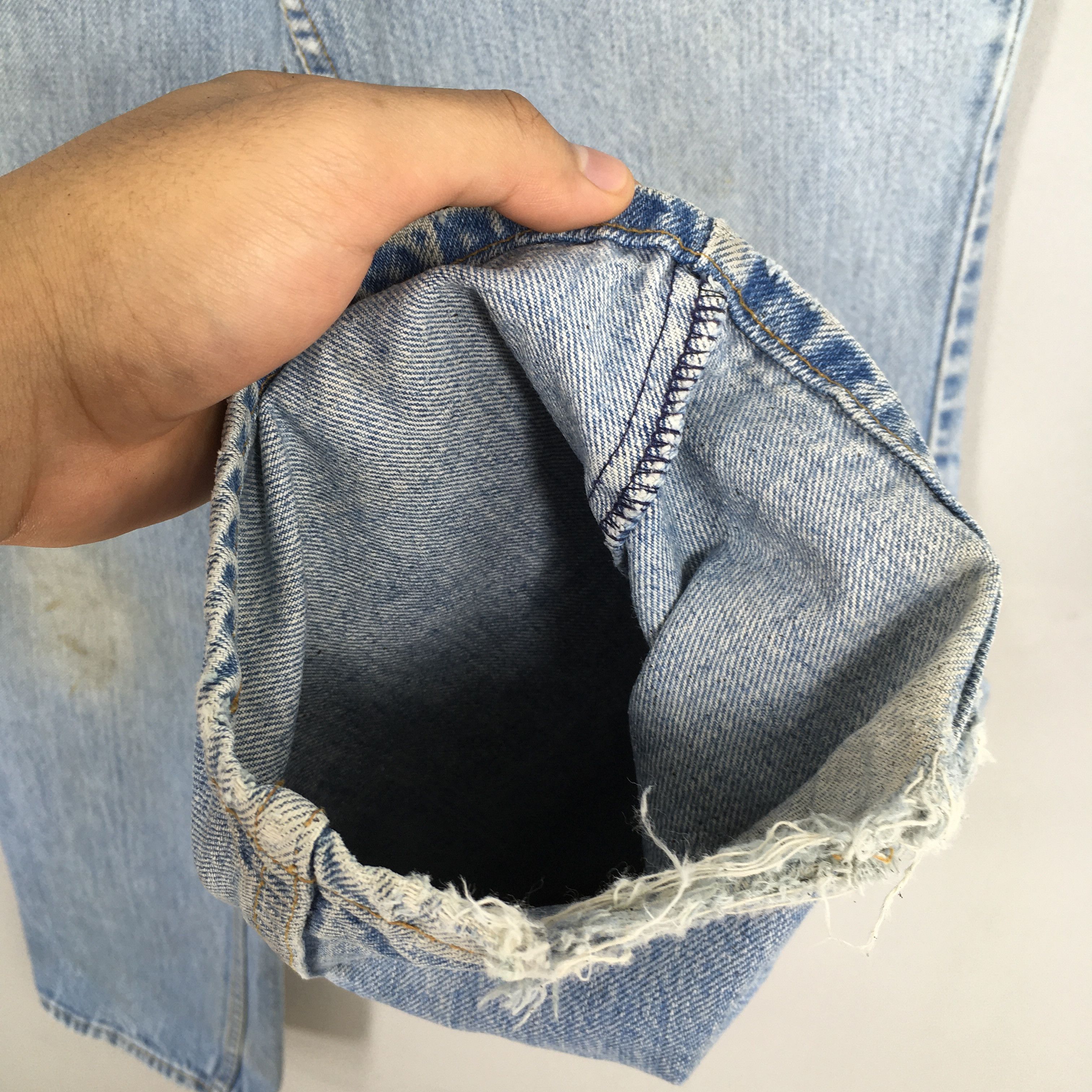 Levi's Size 25x31 Vintage Levi's 505 Light Wash Zipper Jeans S618 Size 25" / US 0 / IT 36 - 5 Thumbnail