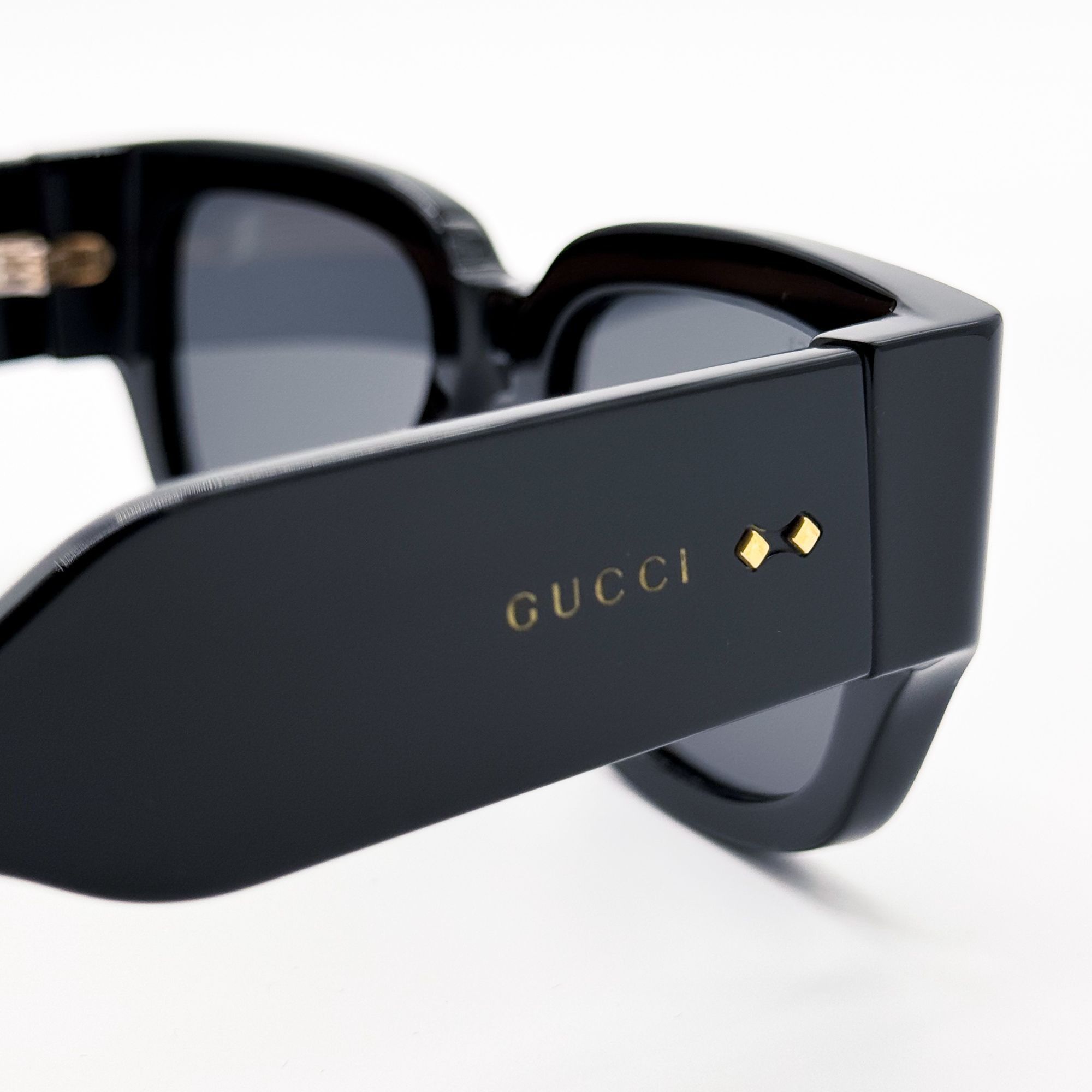 Gucci NEW GUCCI GG1261S 001 SUNGLASSES UNISEX BLACK/GRAY EYEWEAR Size ONE SIZE - 6 Thumbnail