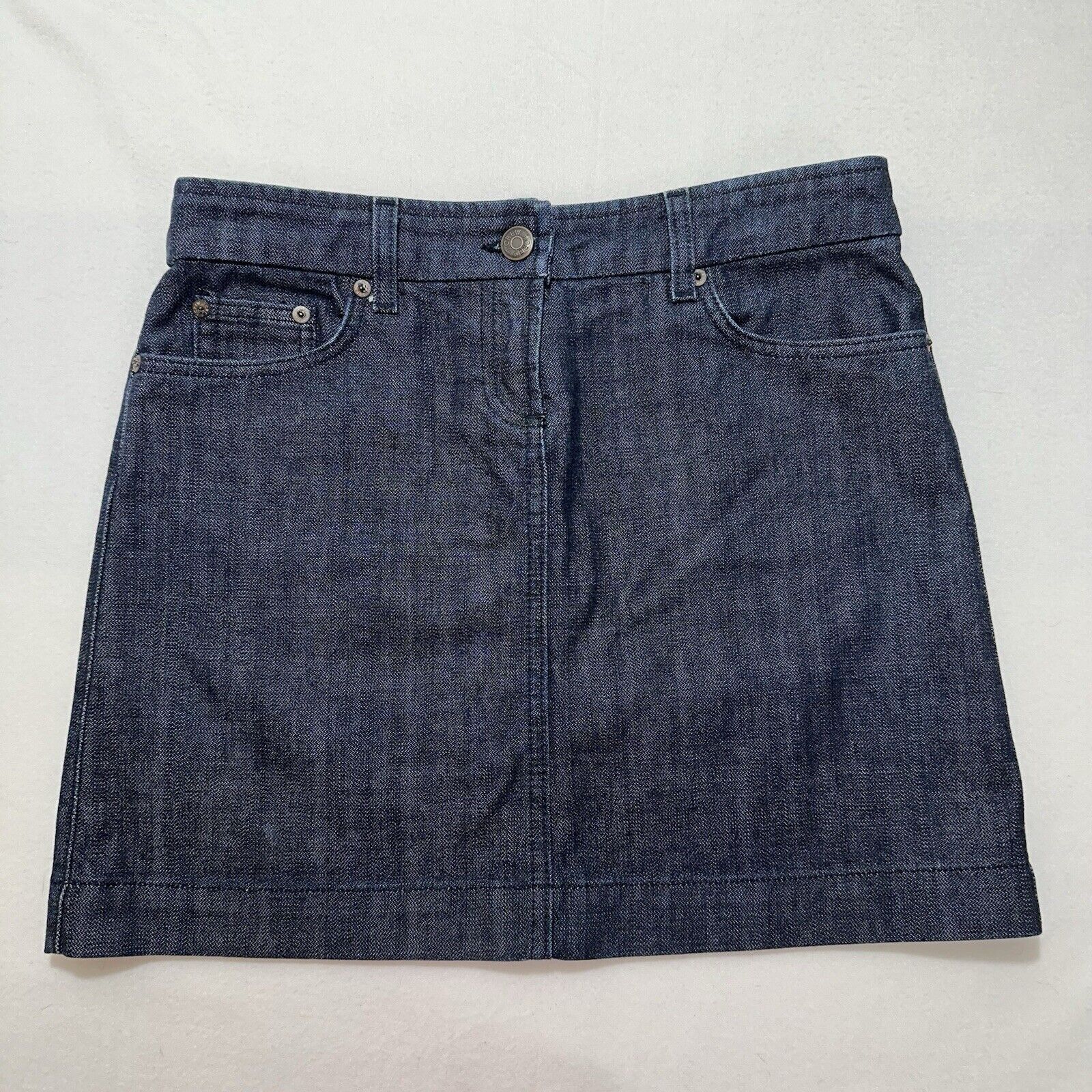 J.Crew J. Crew 29 Denim Pencil Mini Skirt Blue Jean Cotton Size 29" - 1 Thumbnail