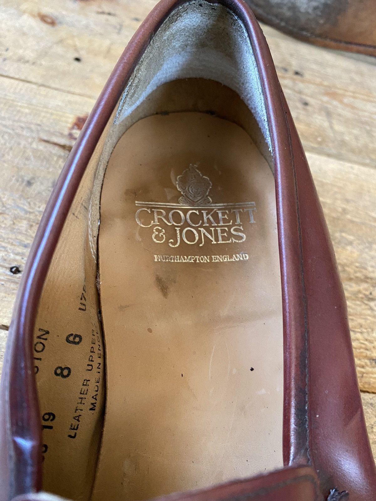 Crockett & Jones Crockett and jones Boston penny leather loafers sz Uk8G Size US 9 / EU 42 - 17 Thumbnail